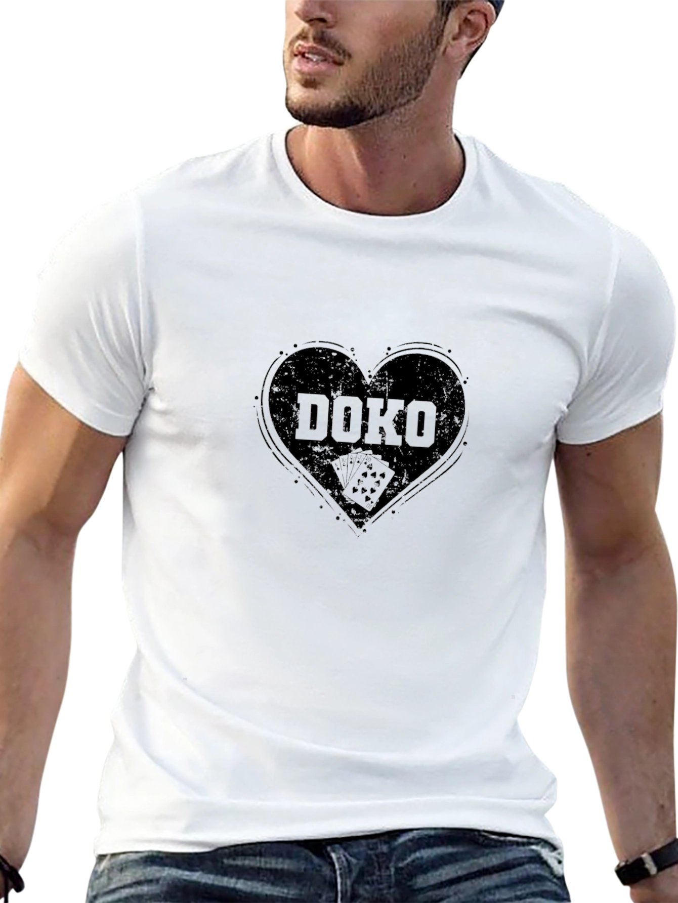 DOKO Card Game Heart Tee