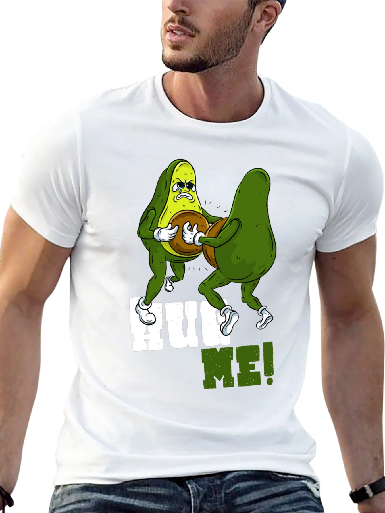 Funny Avocado Hug Me T-Shirt