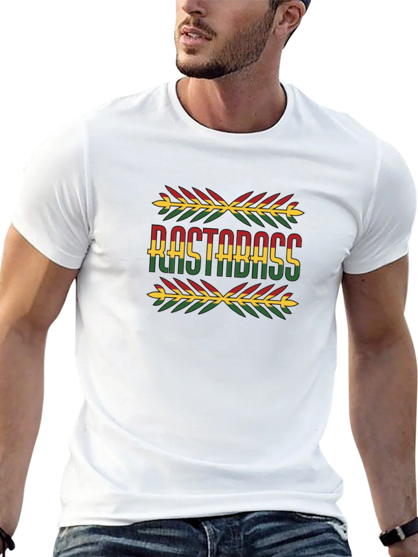 Rastabass Rasta Reggae Graphic T-Shirt