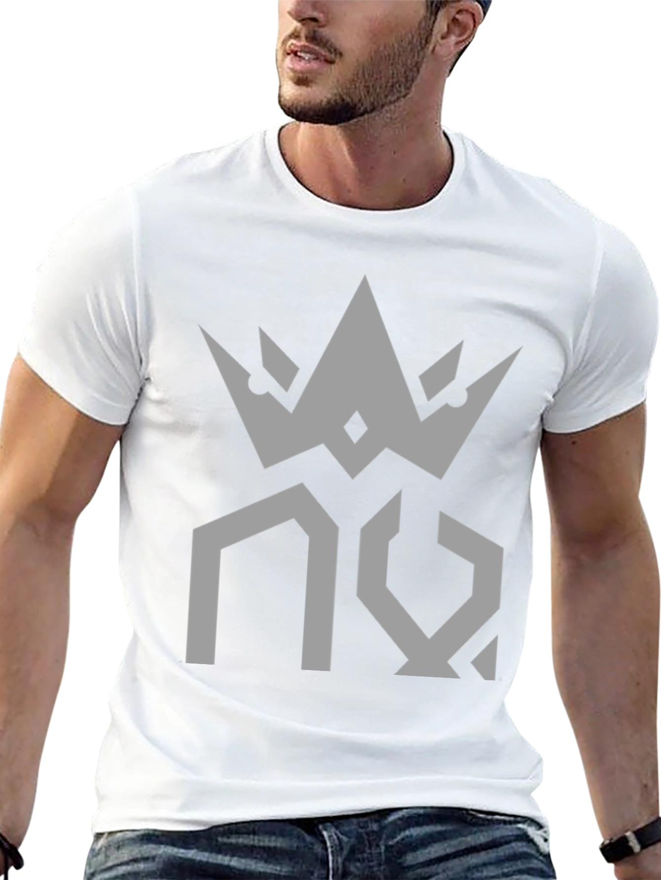 Crown Design Black T-Shirt - Modern Streetwear