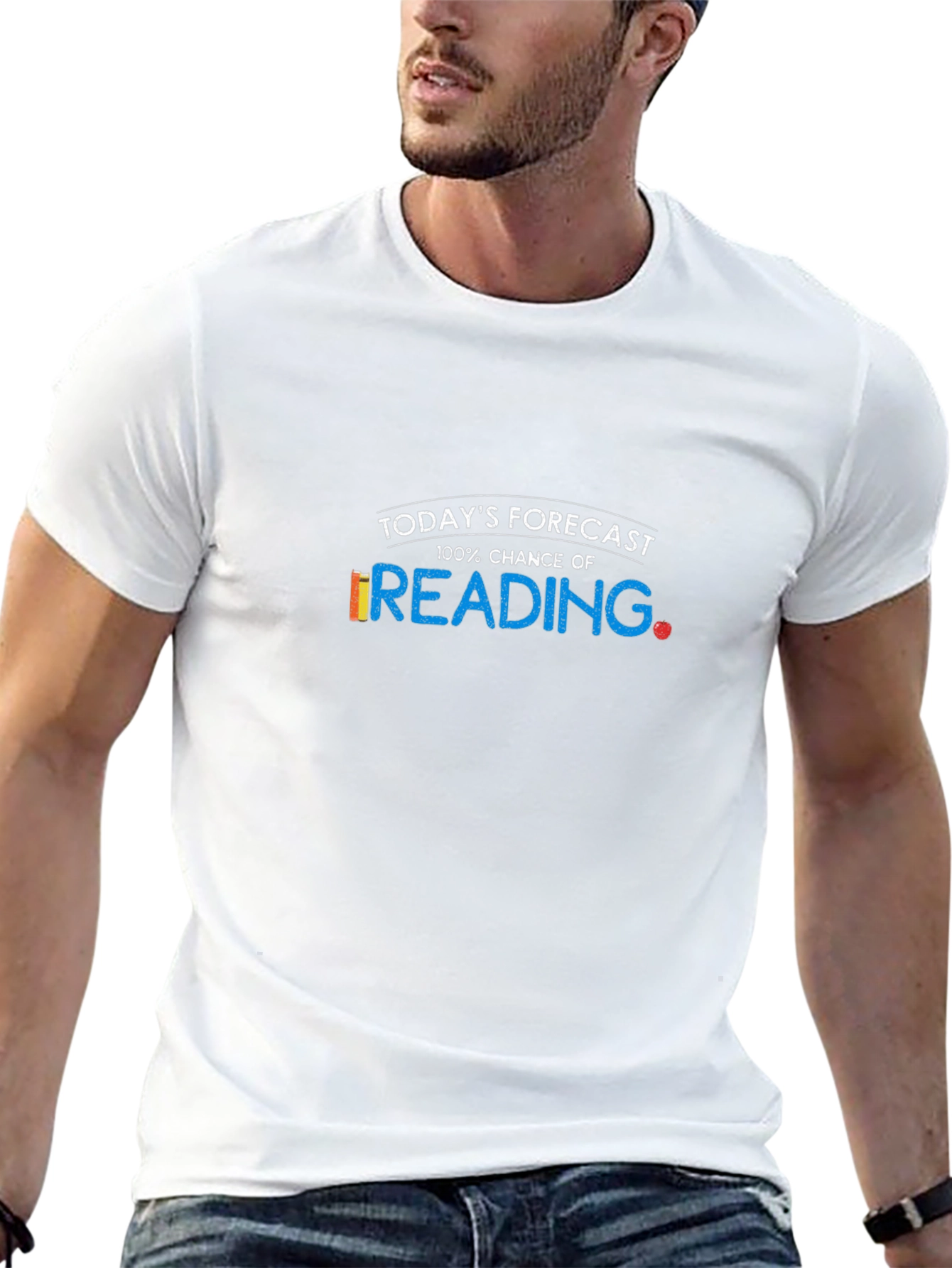 Forecast: 100% Chance of Reading T-Shirt
