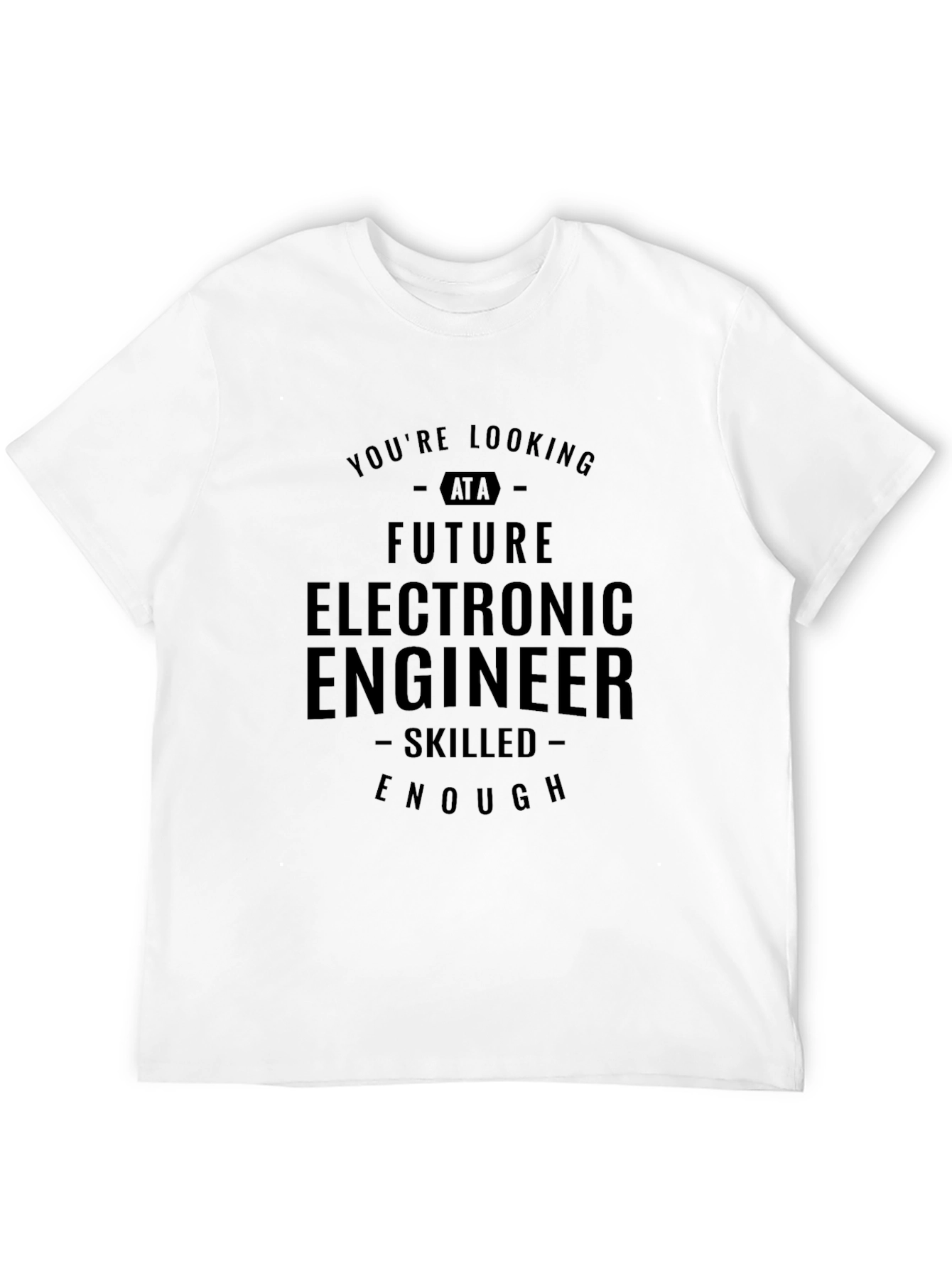 Future Electronic Engineer Black T-Shirt