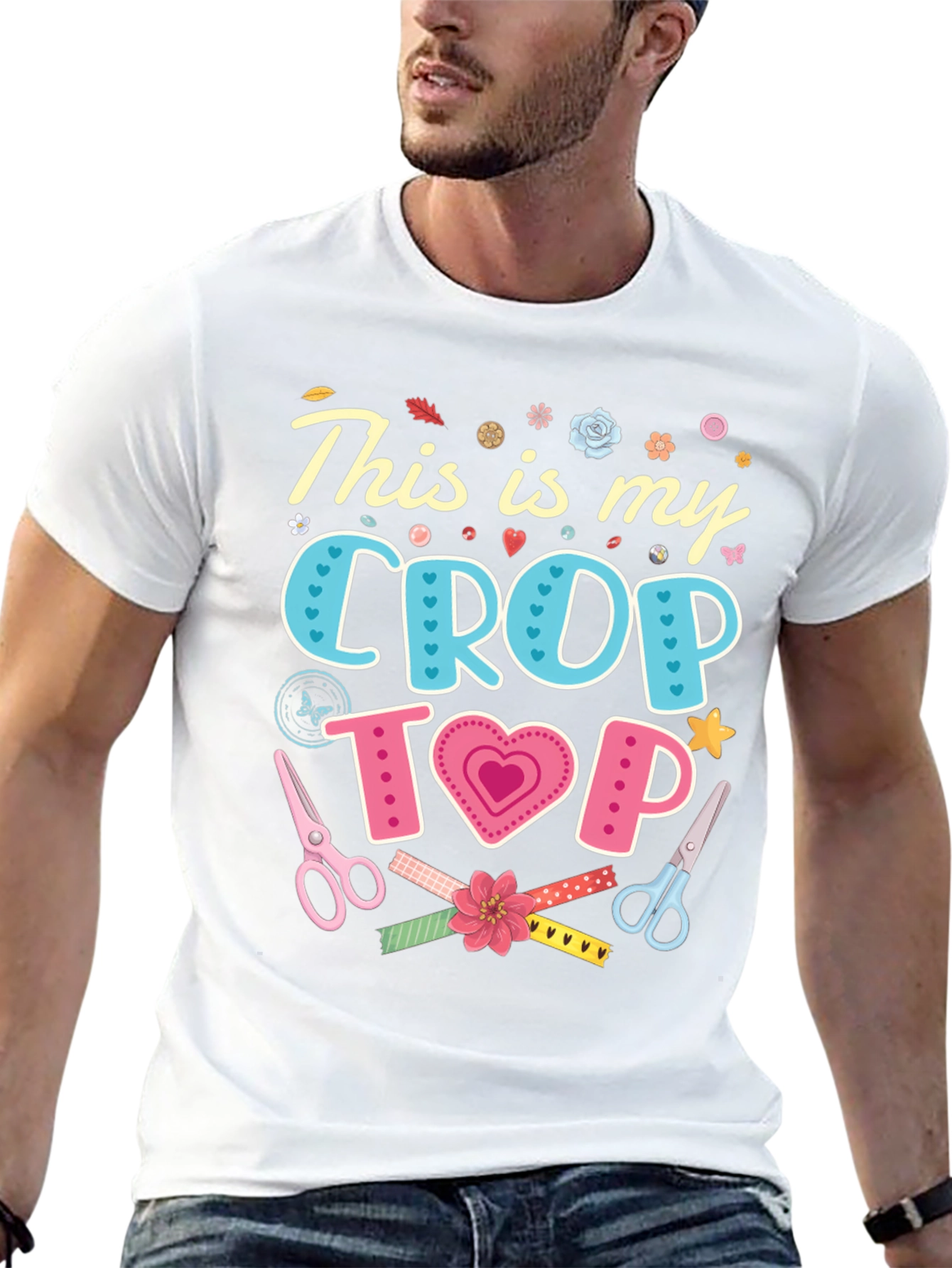 This is My Crop Top Crafting T-Shirt