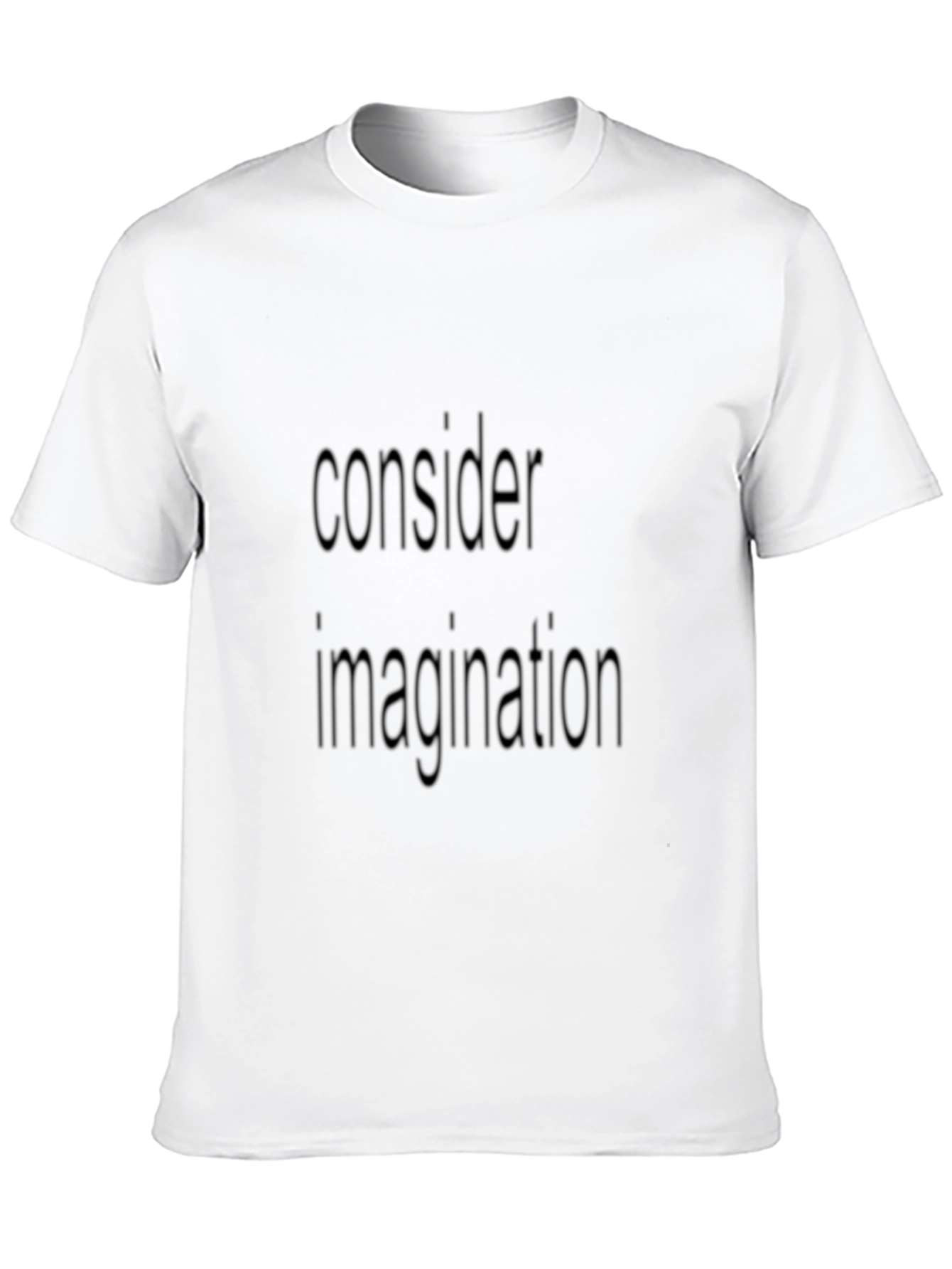 Consider Imagination Black T-Shirt