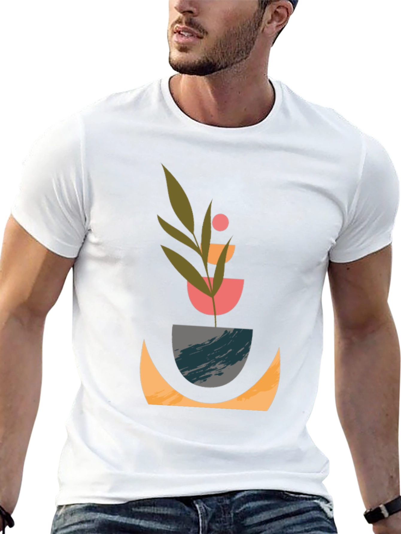 Modern Plant Graphic Tee - Unisex