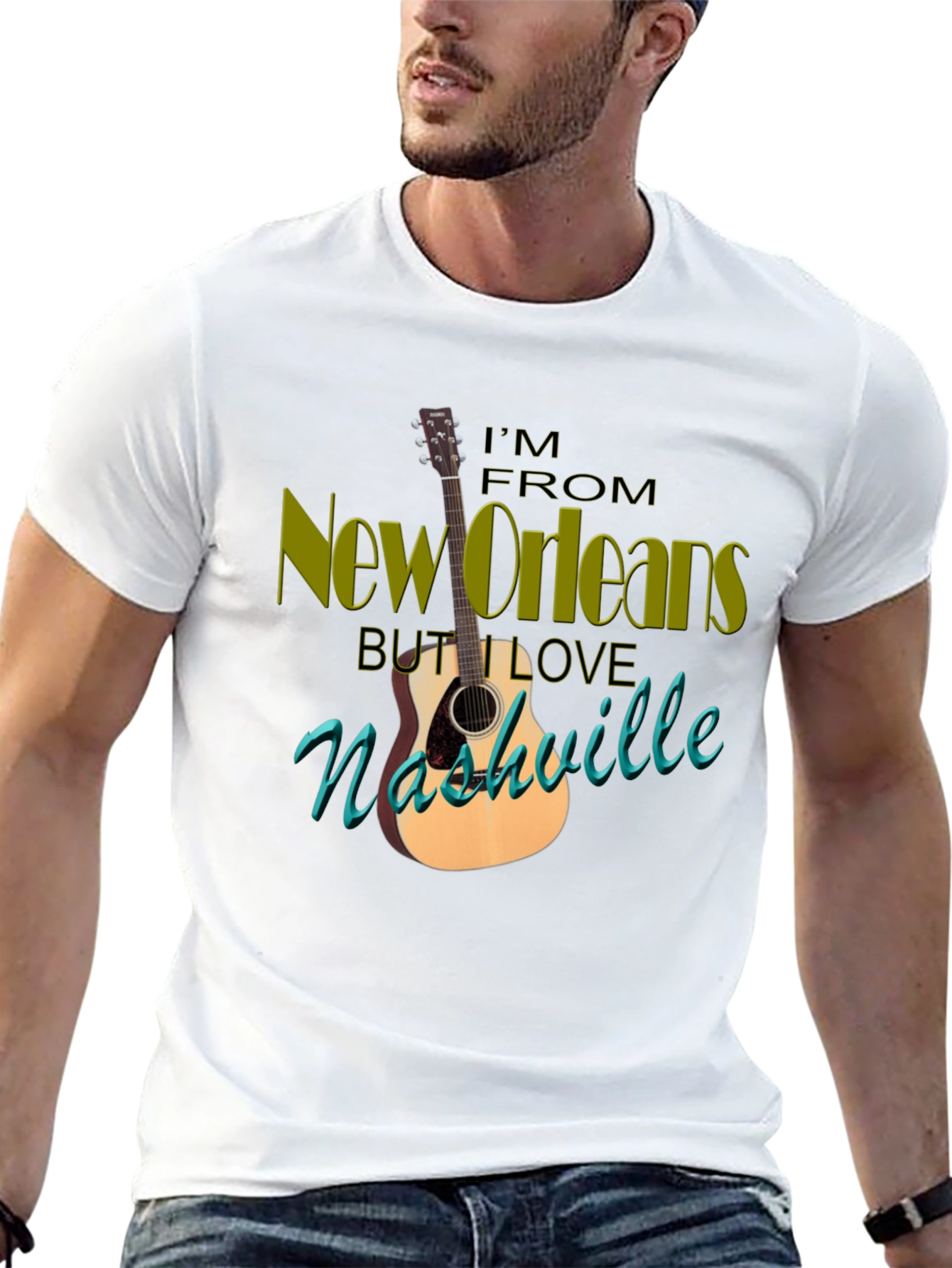 New Orleans Nashville Graphic T-Shirt