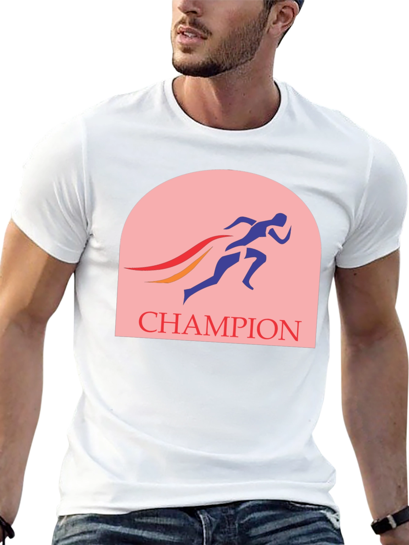 Champion Runner Graphic Tee - Black