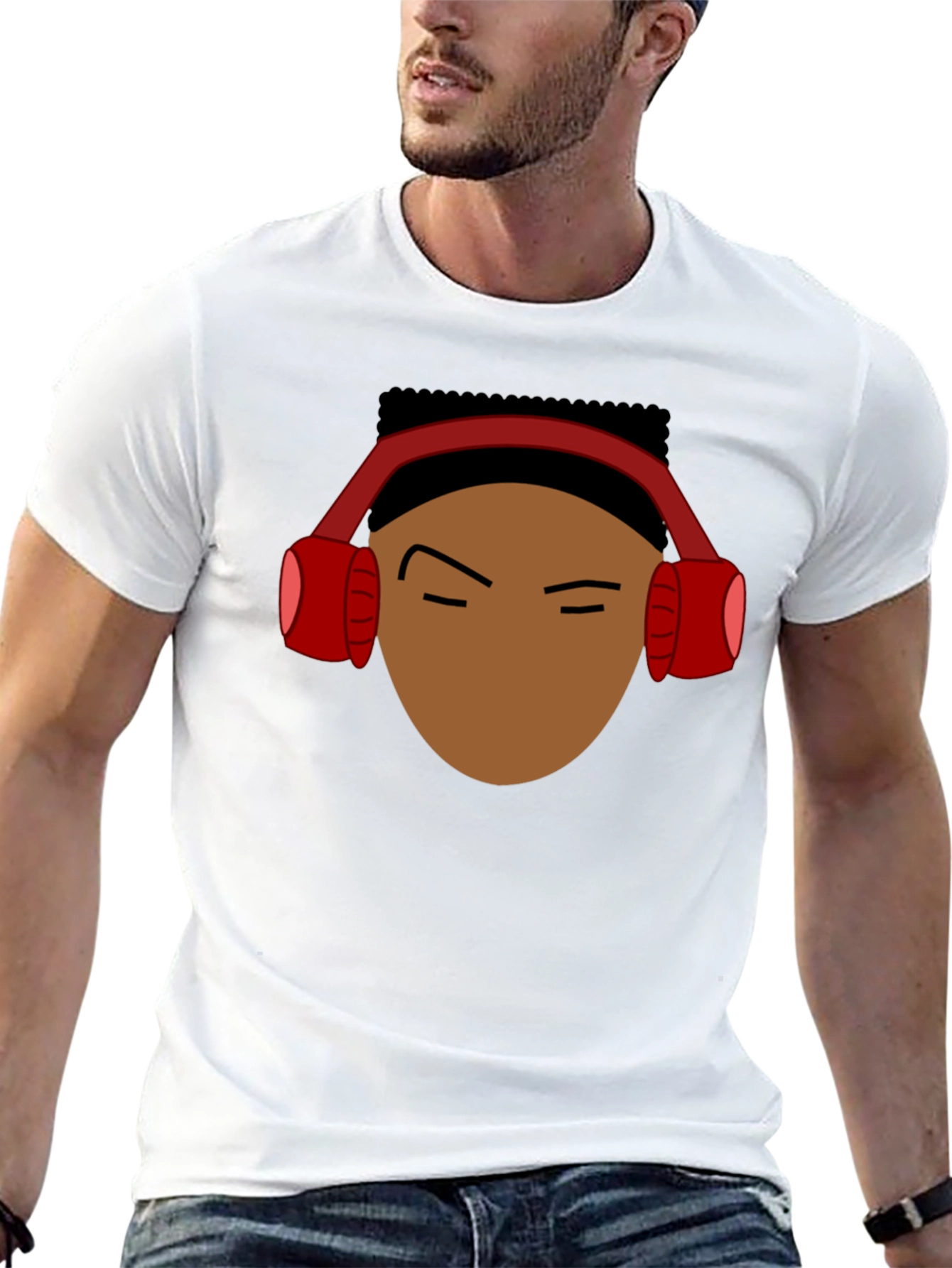 Headphones Graphic T-Shirt