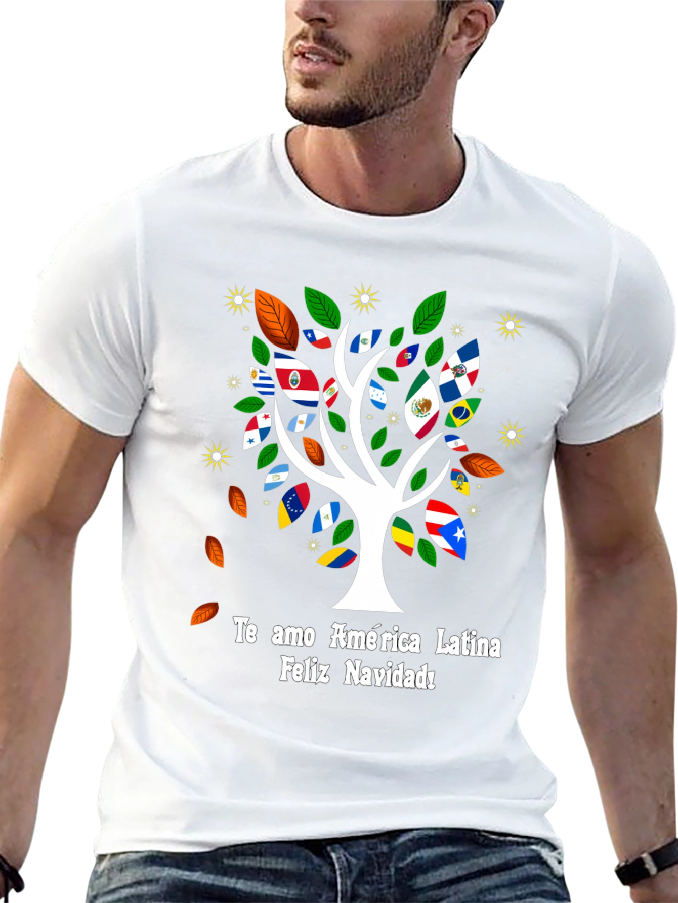 Latin America Christmas Tree T-Shirt