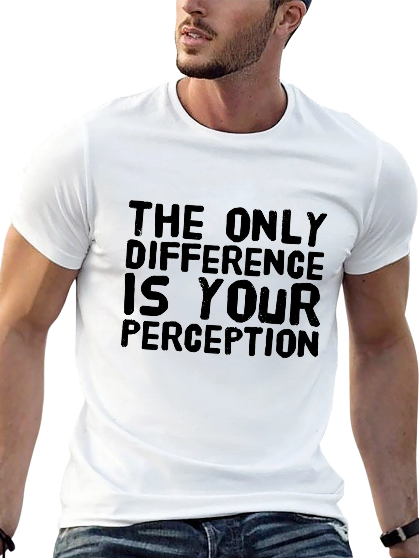 Perception T-Shirt - Mens Black Graphic Tee