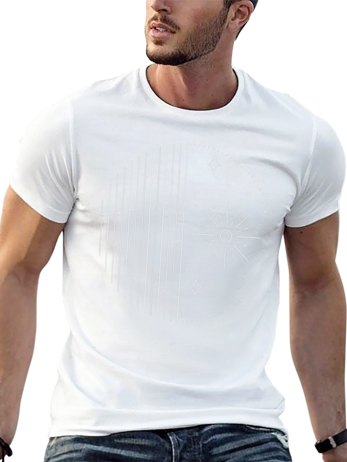 Geometric Celestial T-Shirt