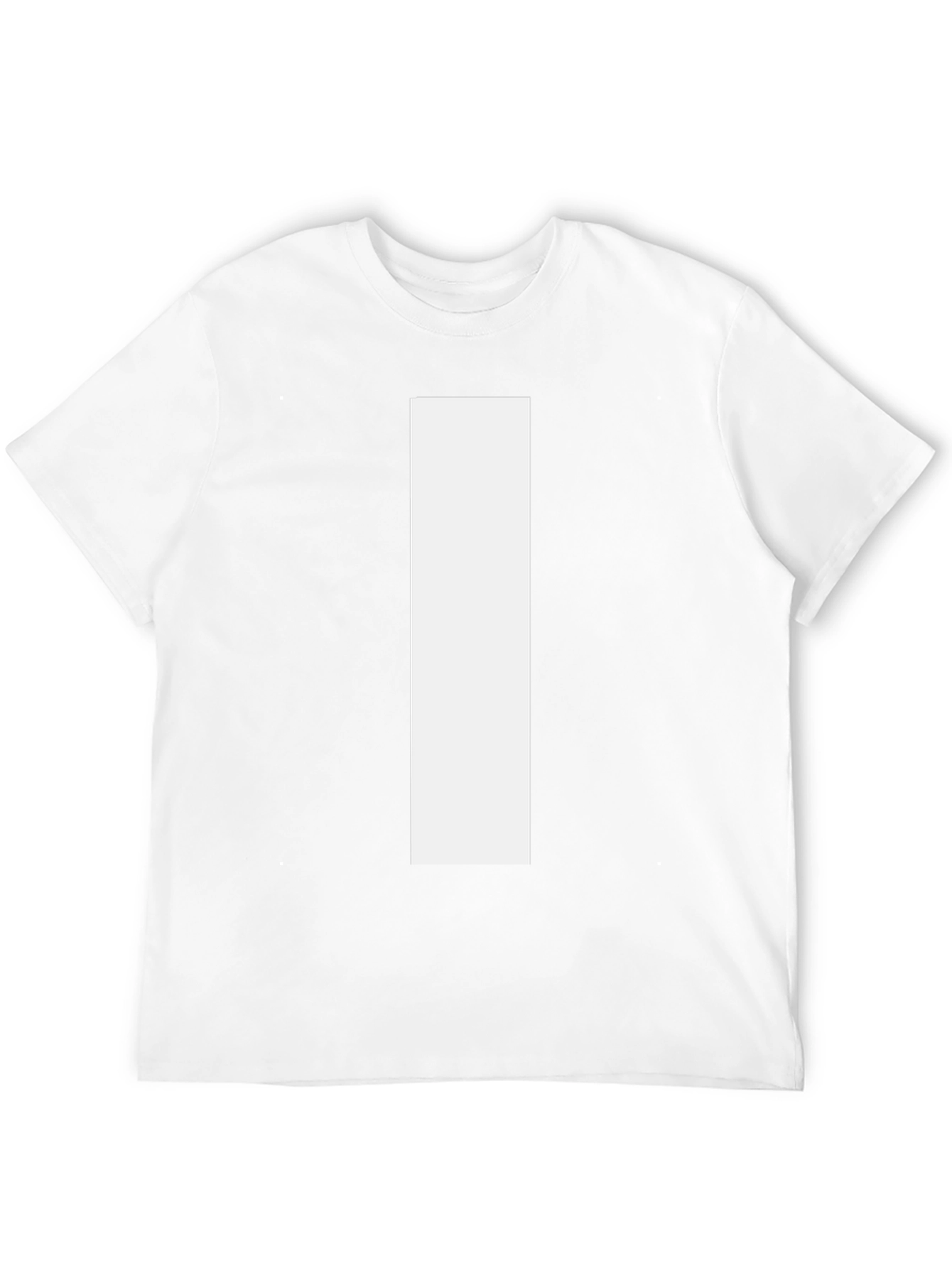 Bold White Stripe Black T-Shirt - Modern Style