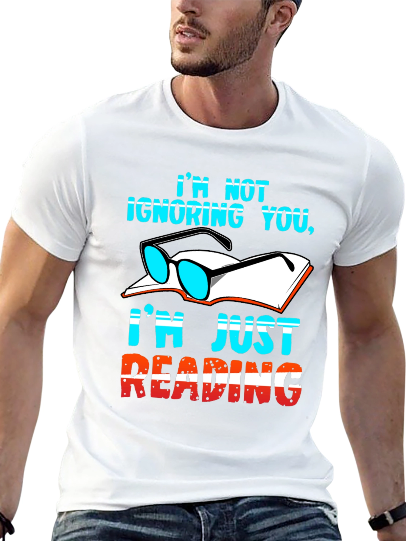 Im Not Ignoring You Reading Graphic Tee