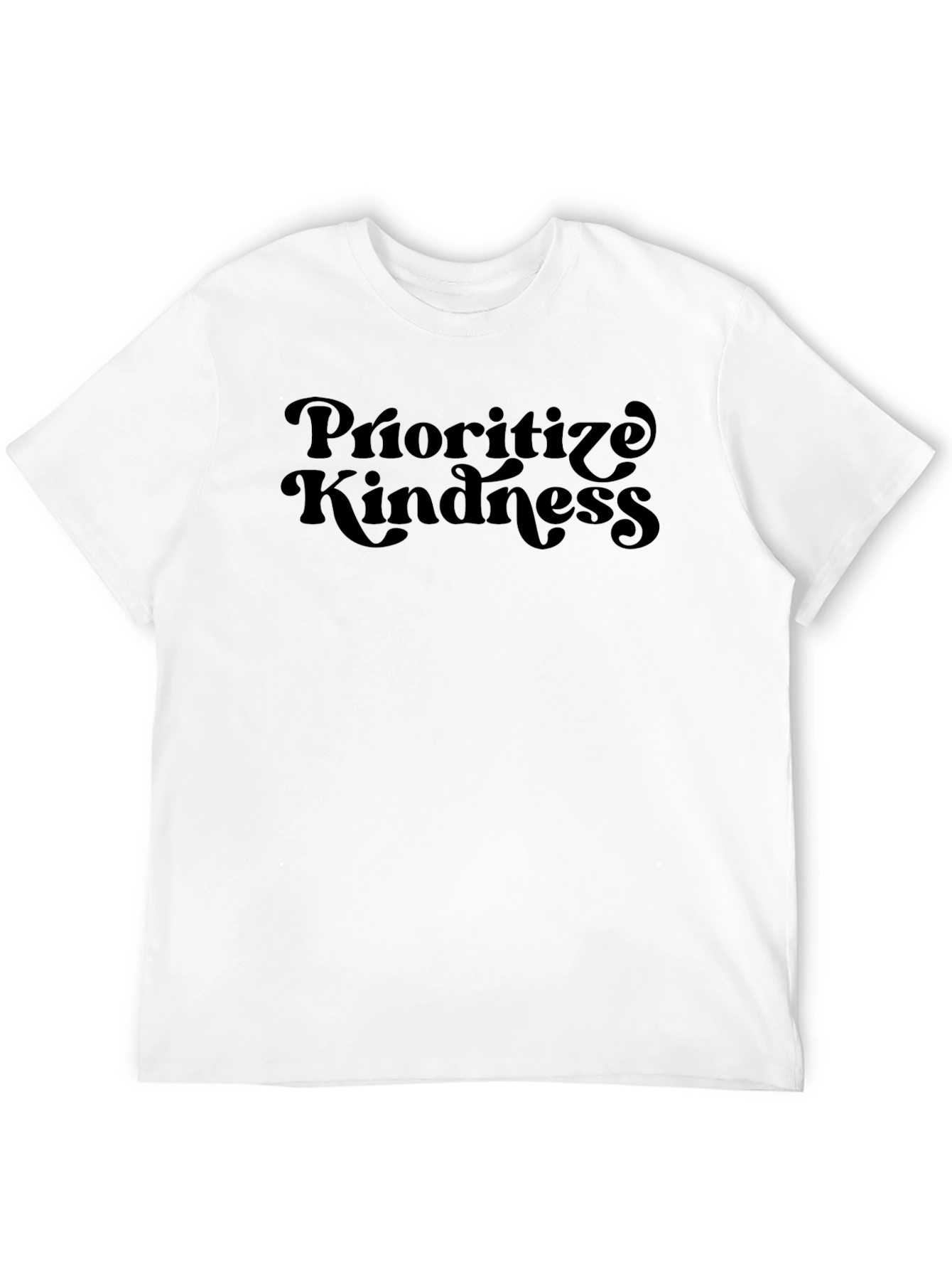 Prioritize Kindness Black Graphic Tee
