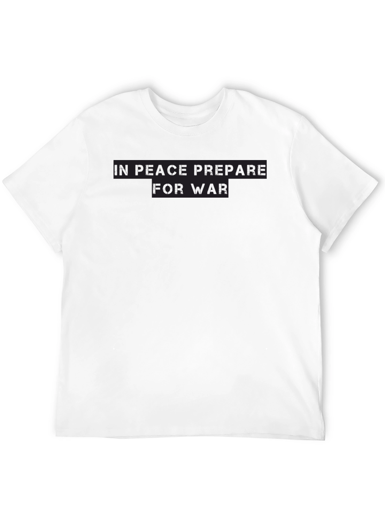 In Peace Prepare For War Black T-Shirt