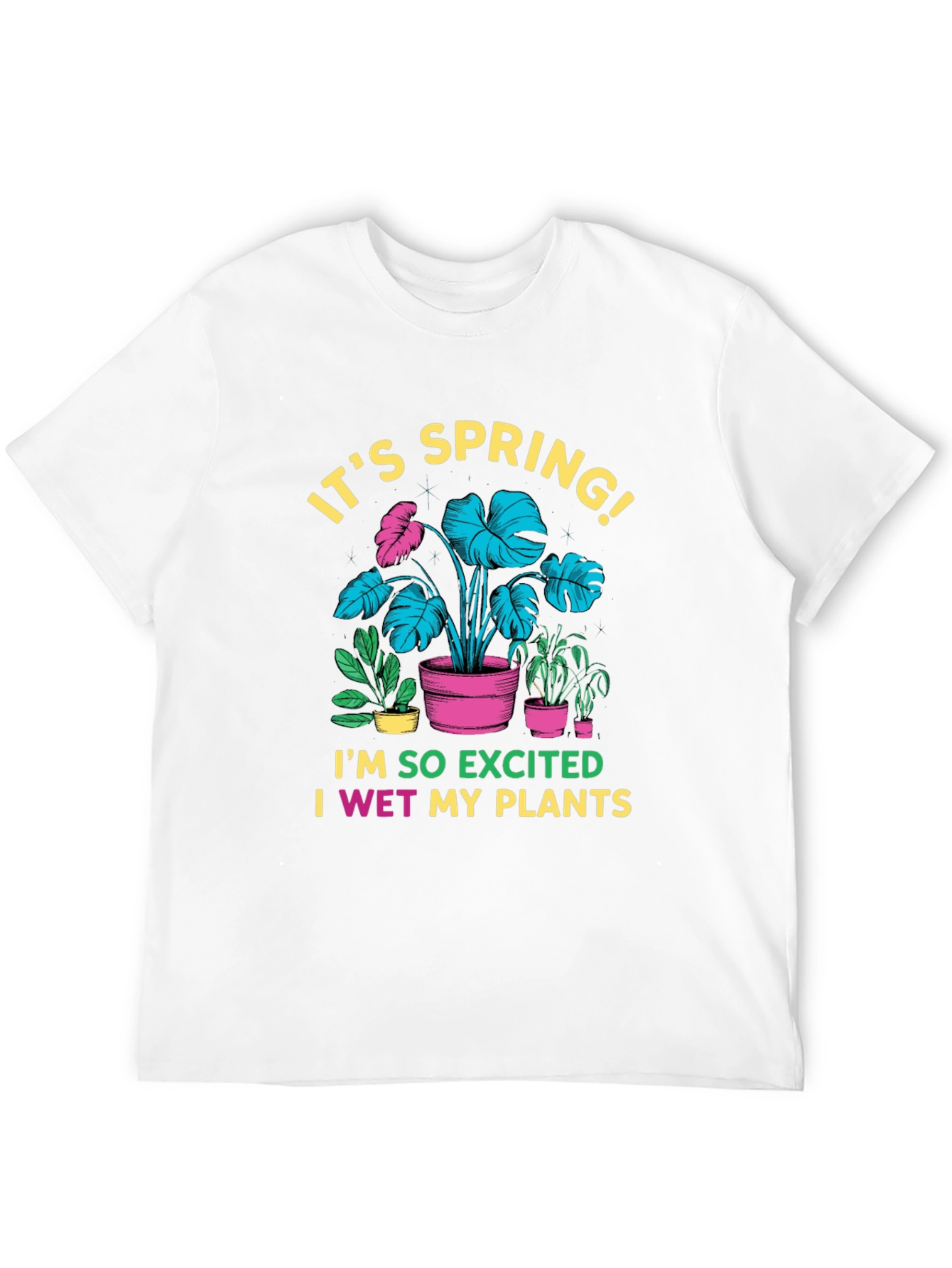 Its Spring! I Wet My Plants Graphic Tee