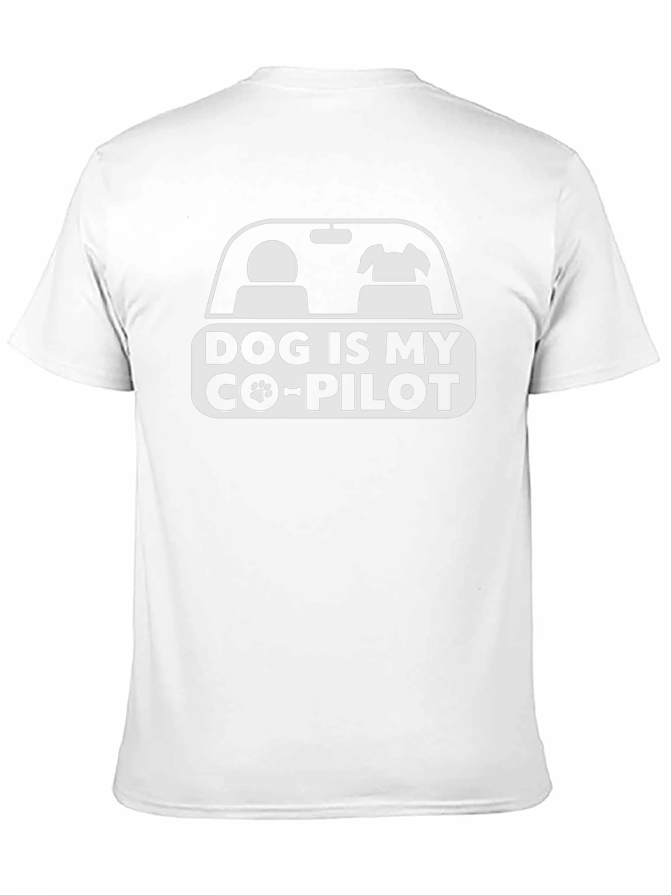 Dog Is My Co-Pilot Graphic T-Shirt
