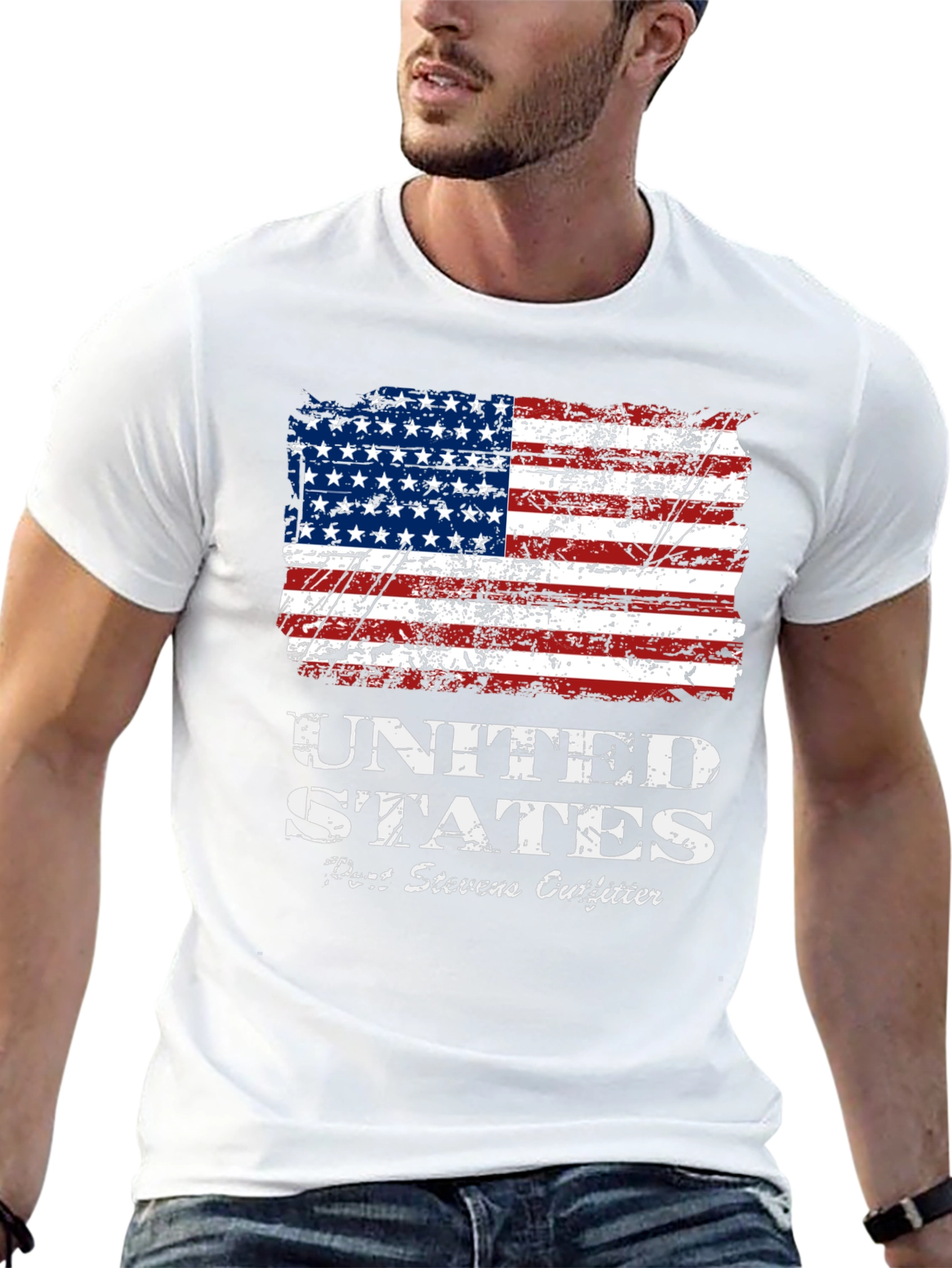 United States Flag Graphic T-Shirt