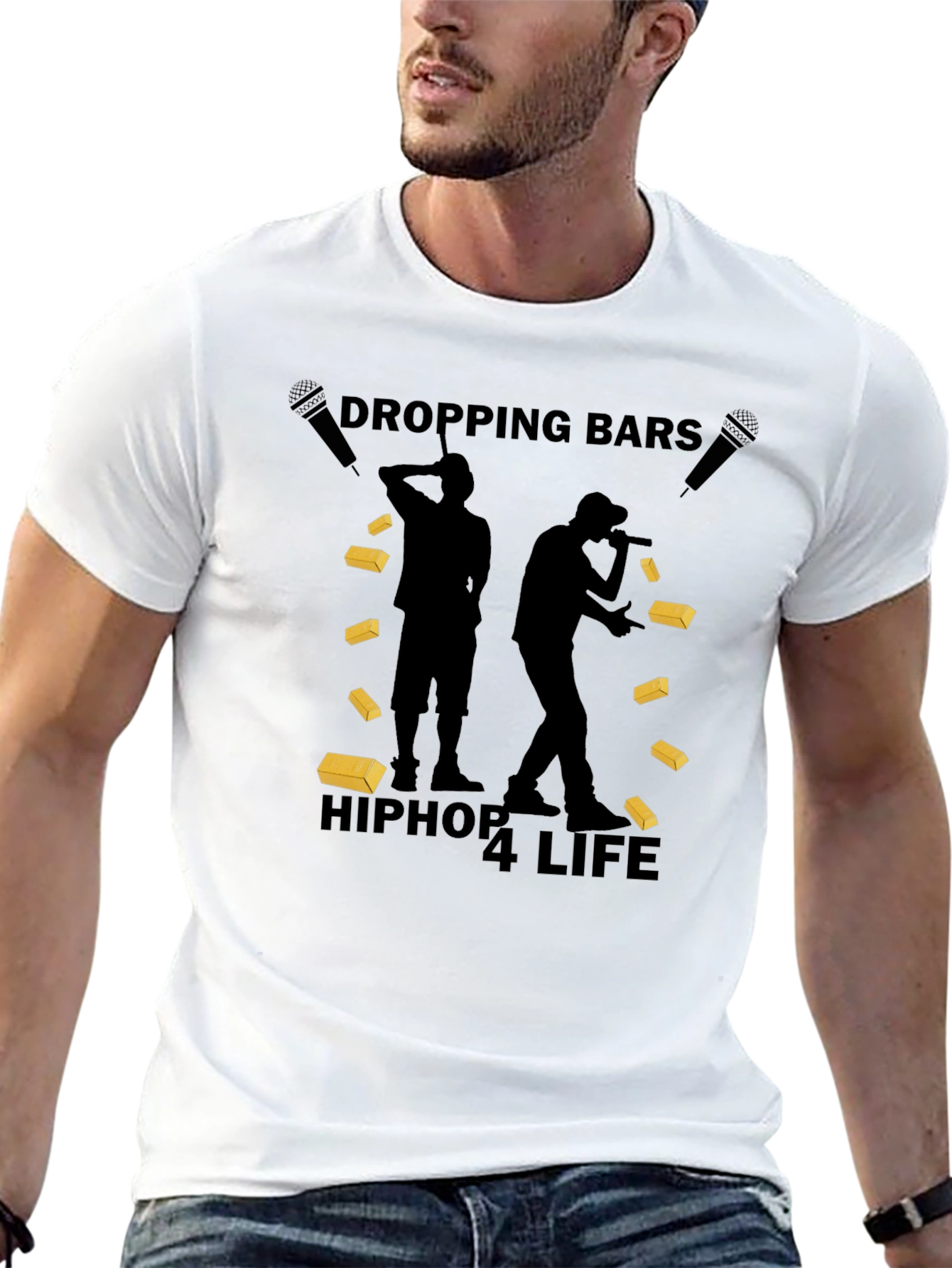 Dropping Bars Hip Hop T-Shirt