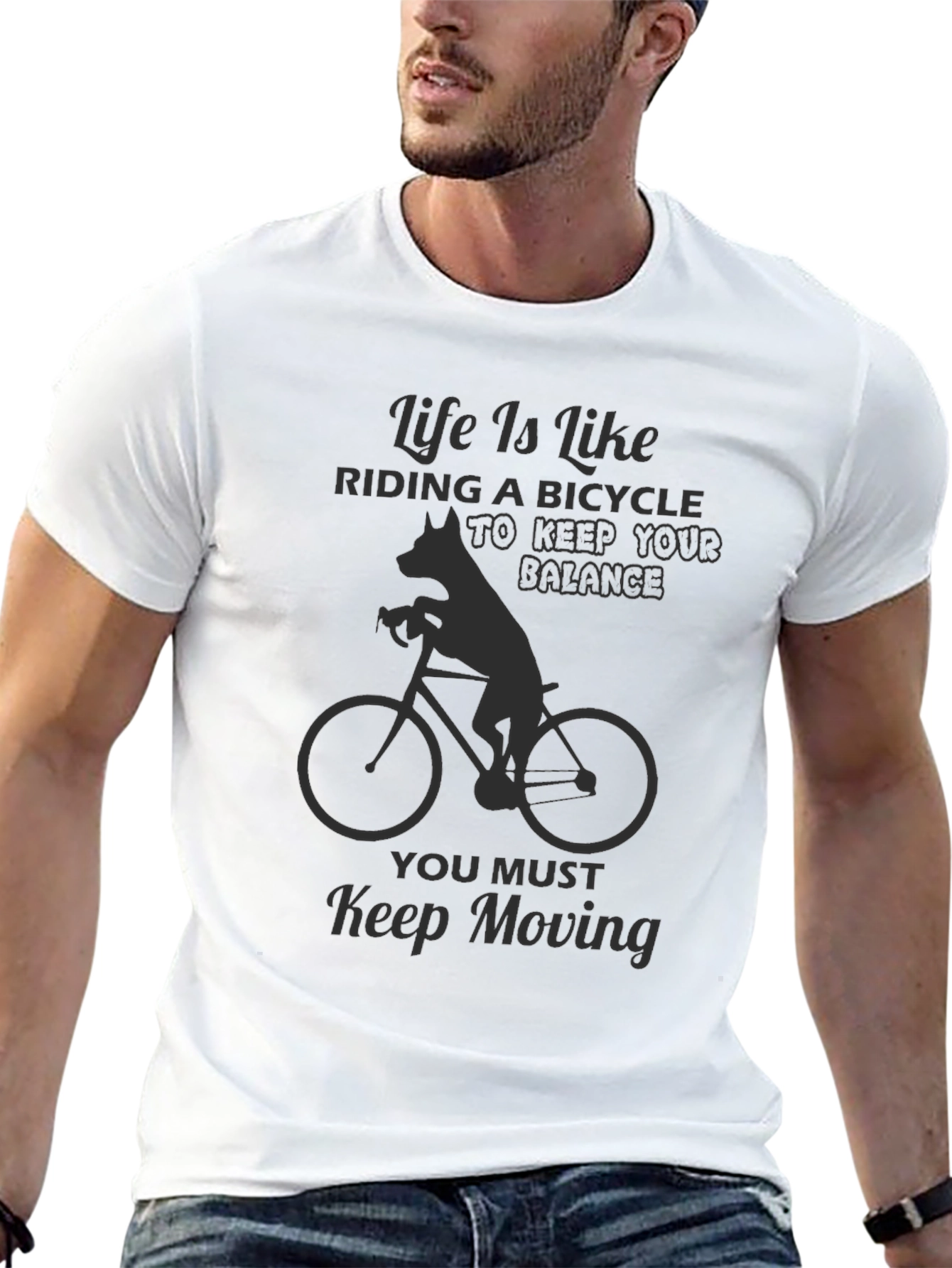 Life is Like Riding a Bicycle T-Shirt