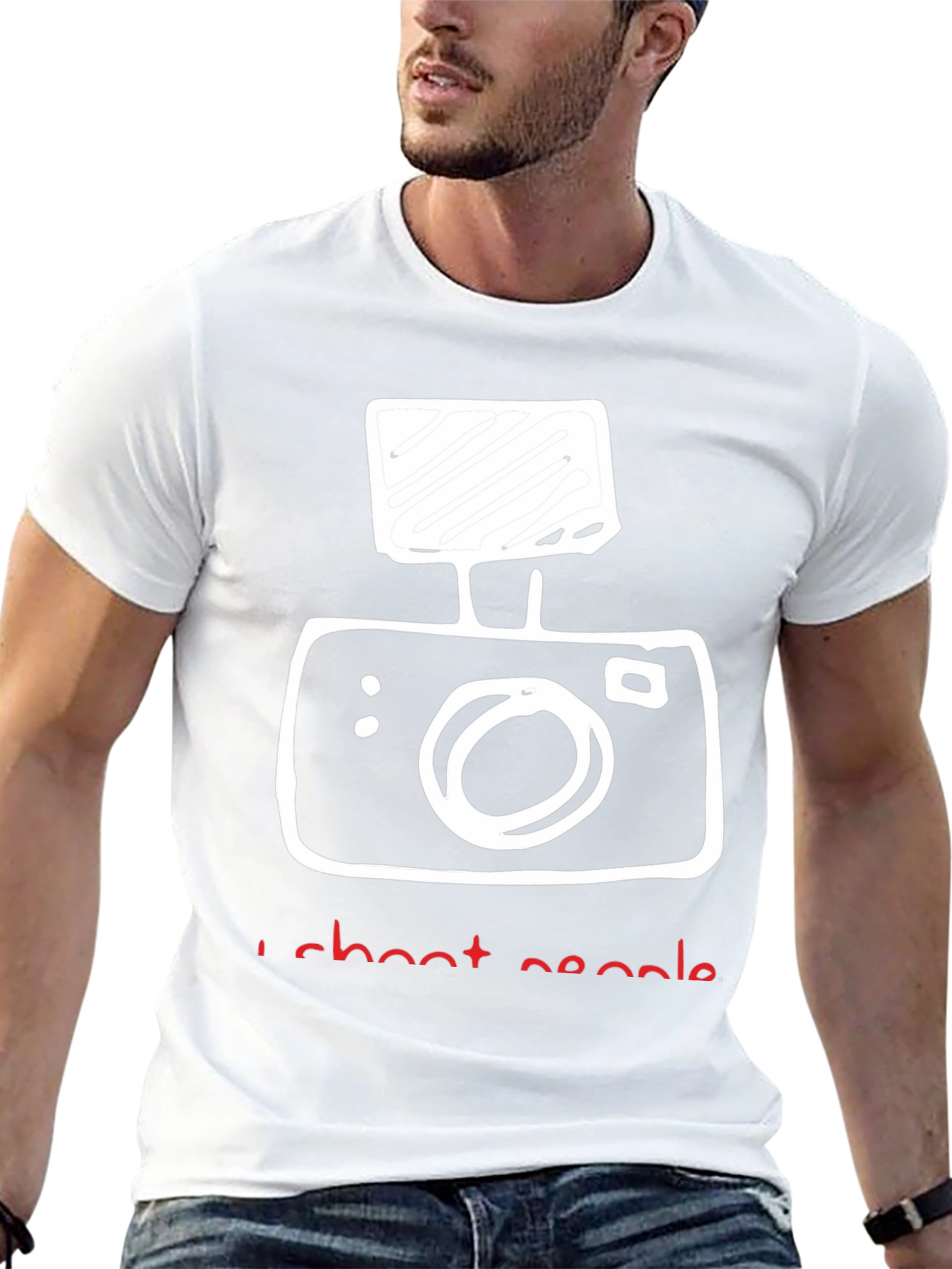 I Shoot People Camera Graphic T-Shirt