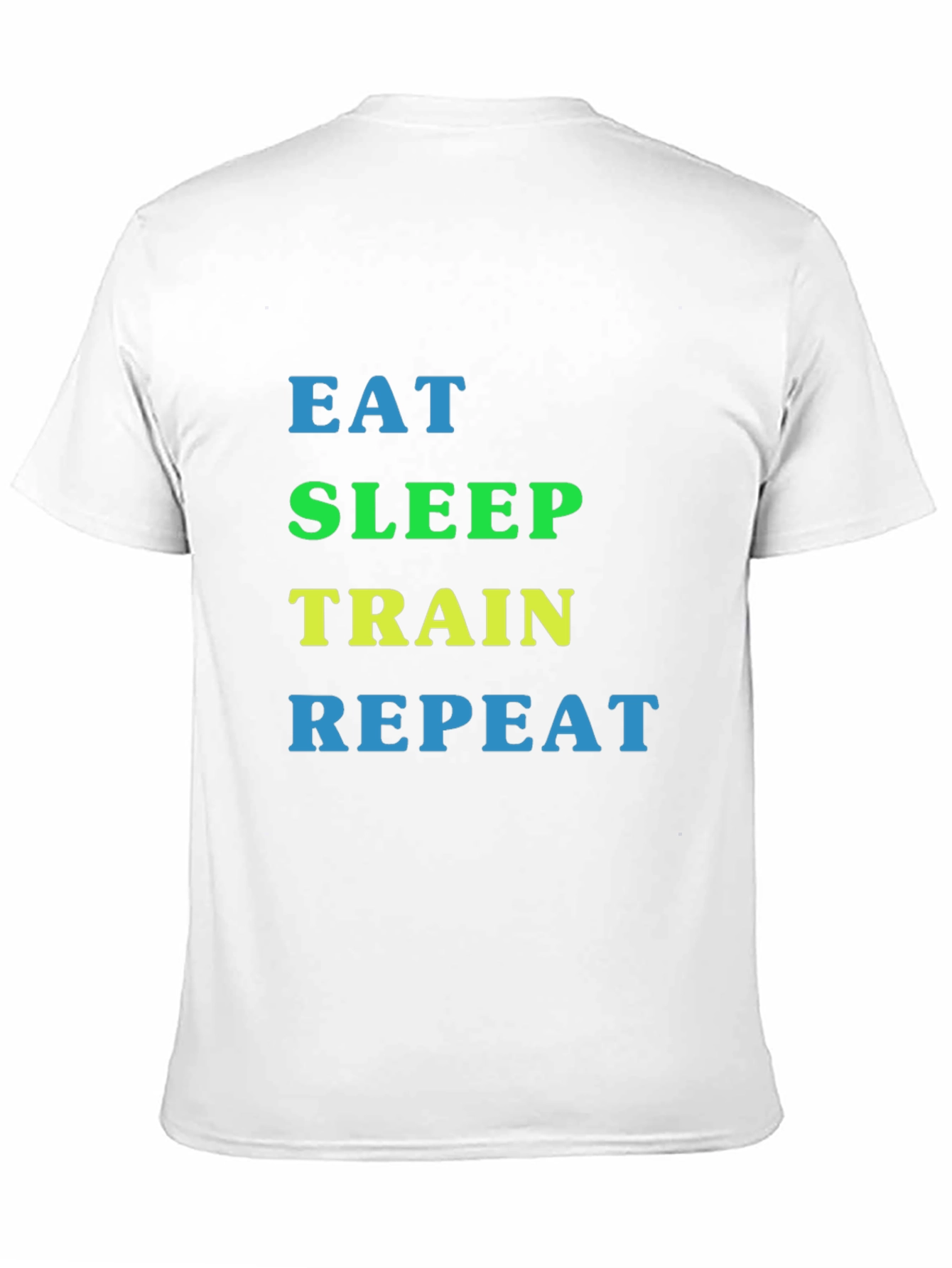 Eat Sleep Train Repeat Graphic T-Shirt