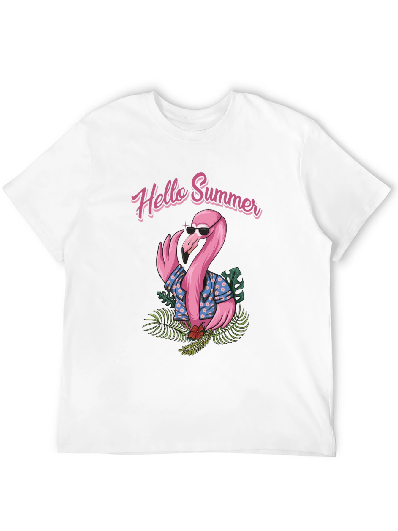 Cool Flamingo Summer Graphic Tee