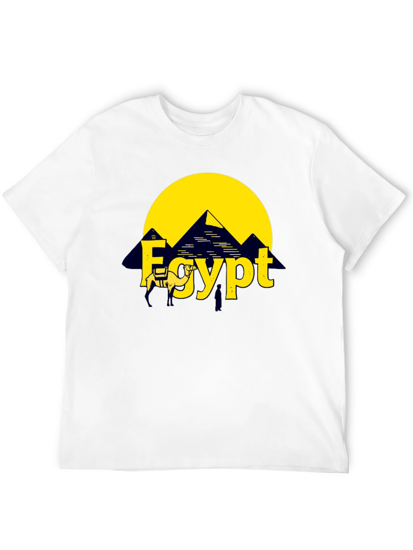 Egypt Pyramid Camel Graphic T-Shirt