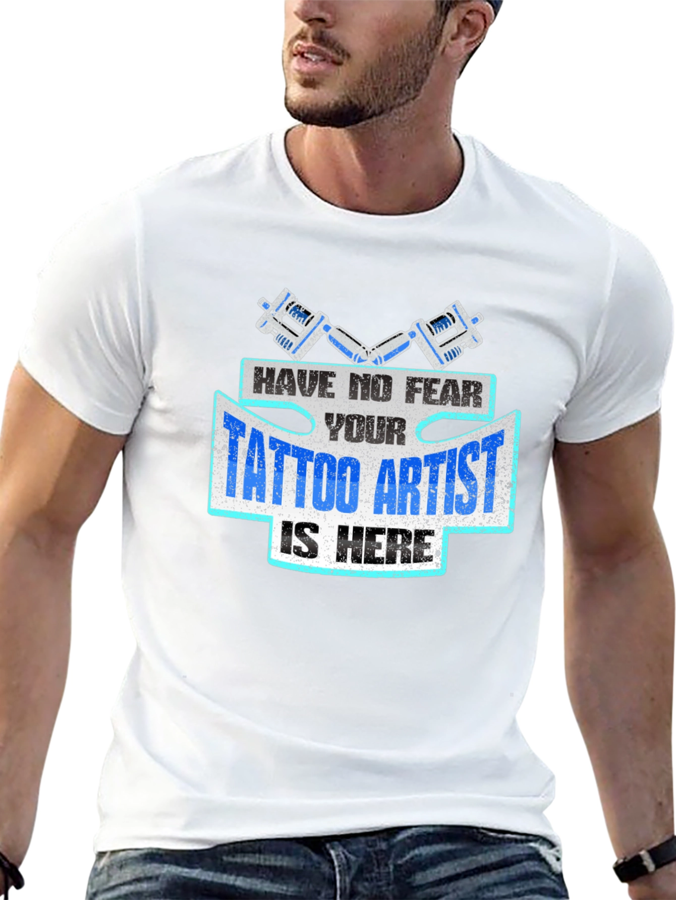Tattoo Artist T-Shirt - Black Cotton Graphic Tee