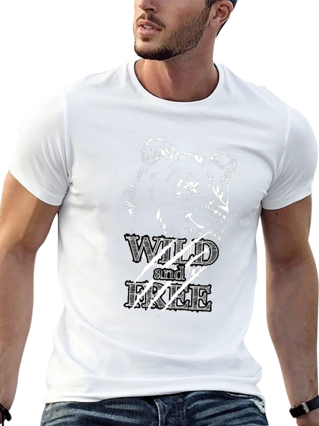 Wild & Free Graphic Black T-Shirt