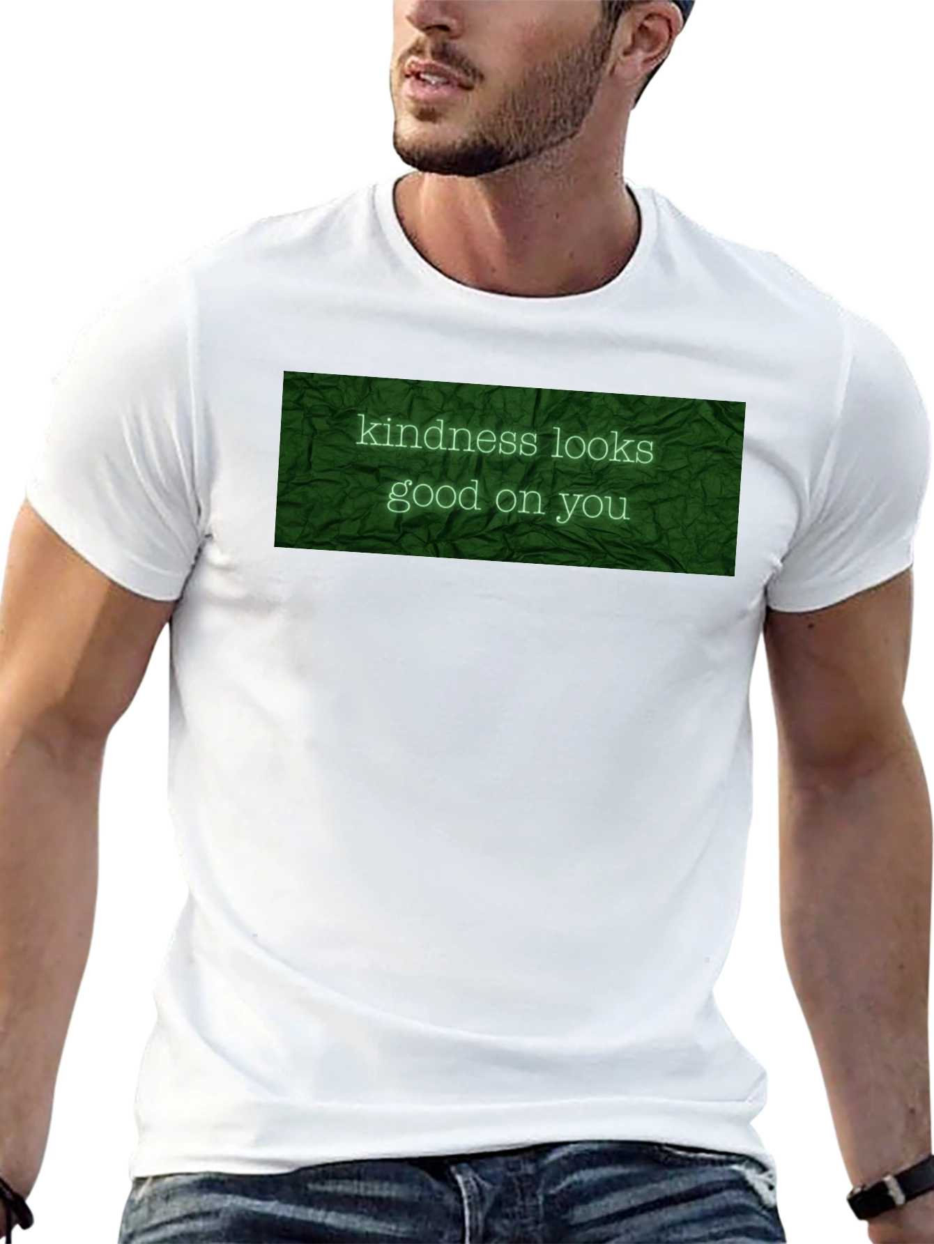 Kindness Looks Good on You - Black T-Shirt
