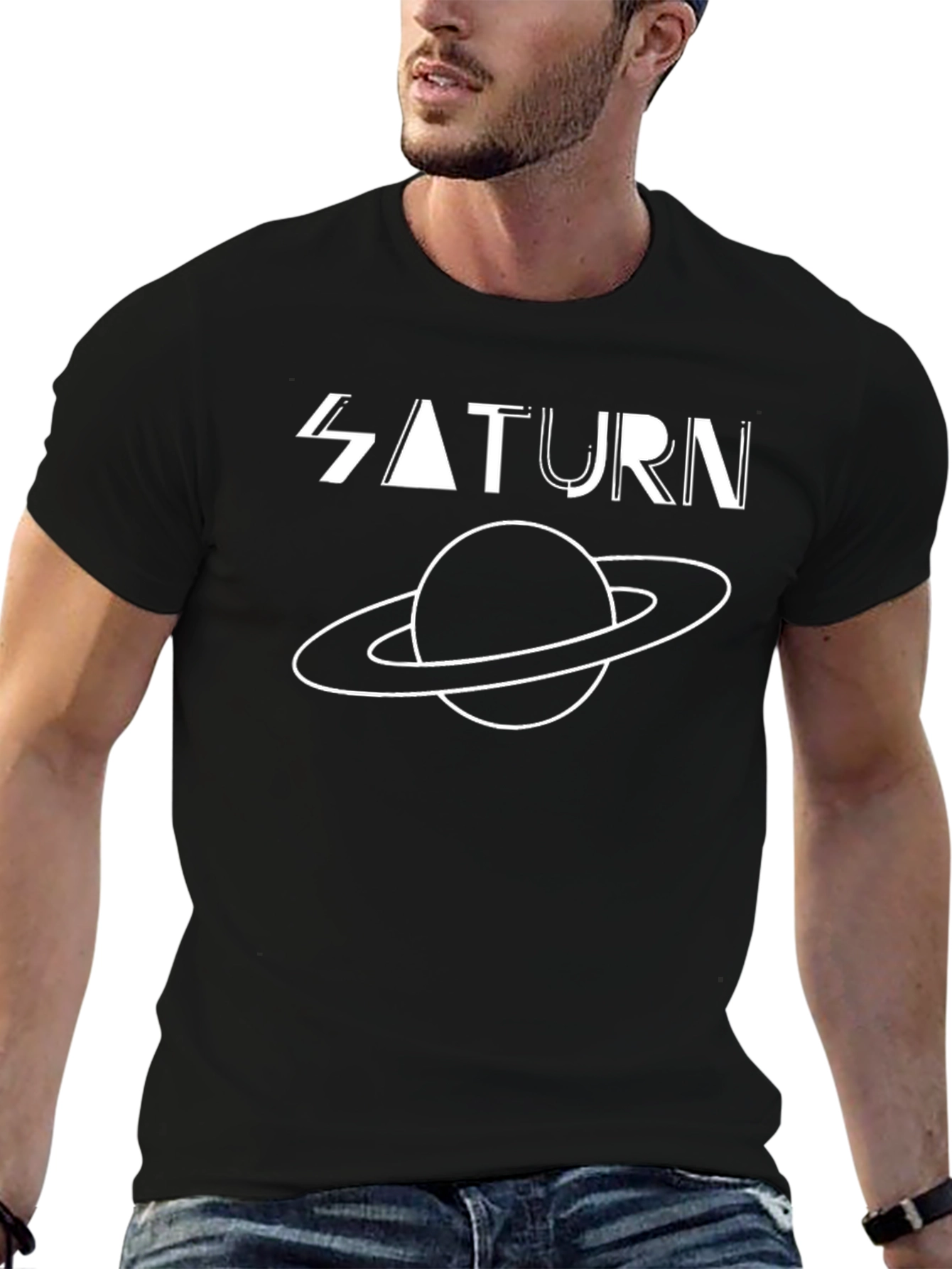 Saturn Graphic T-Shirt - Space Theme