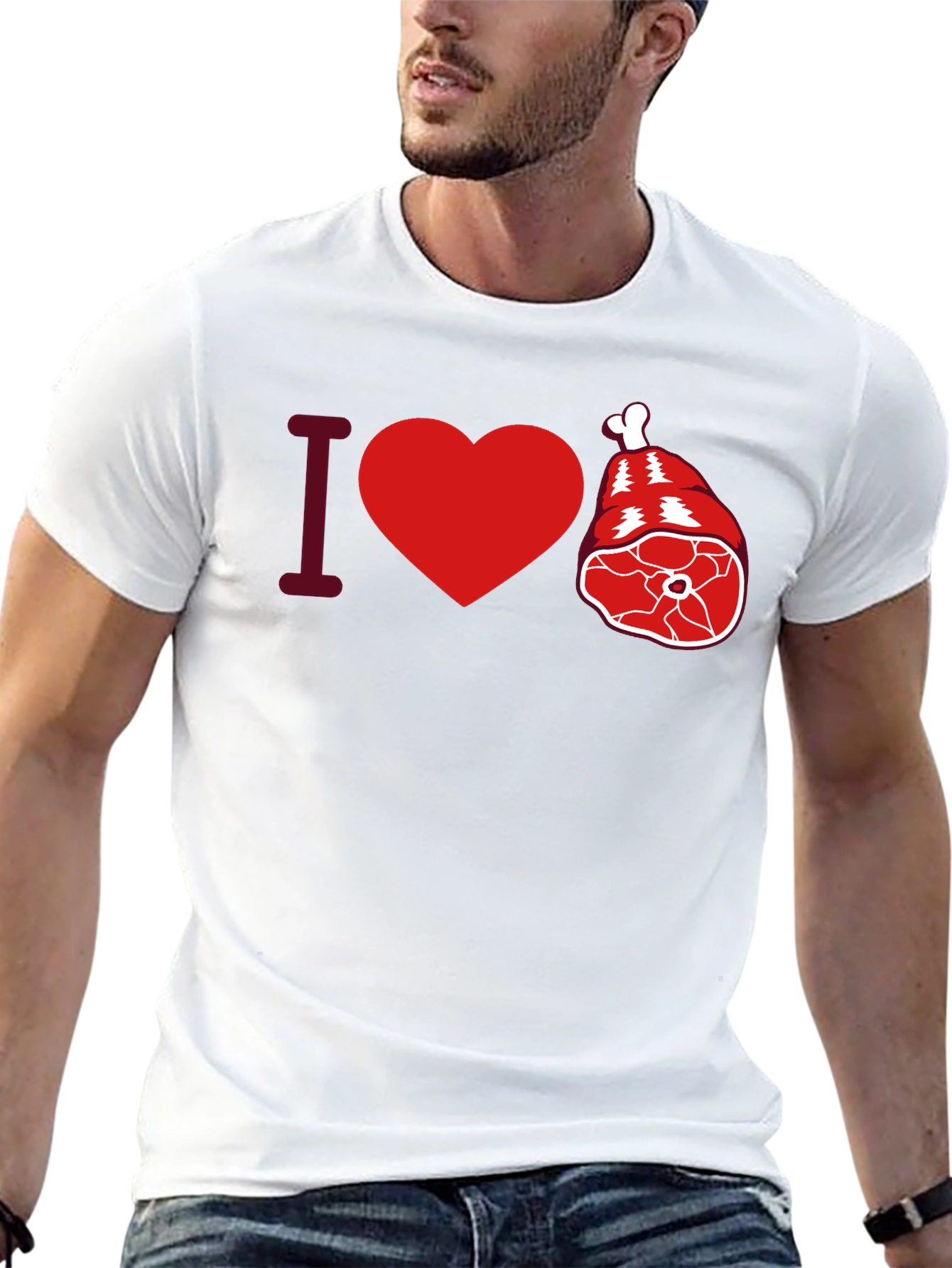 I Love Ham T-Shirt - Funny Meat Lover Tee