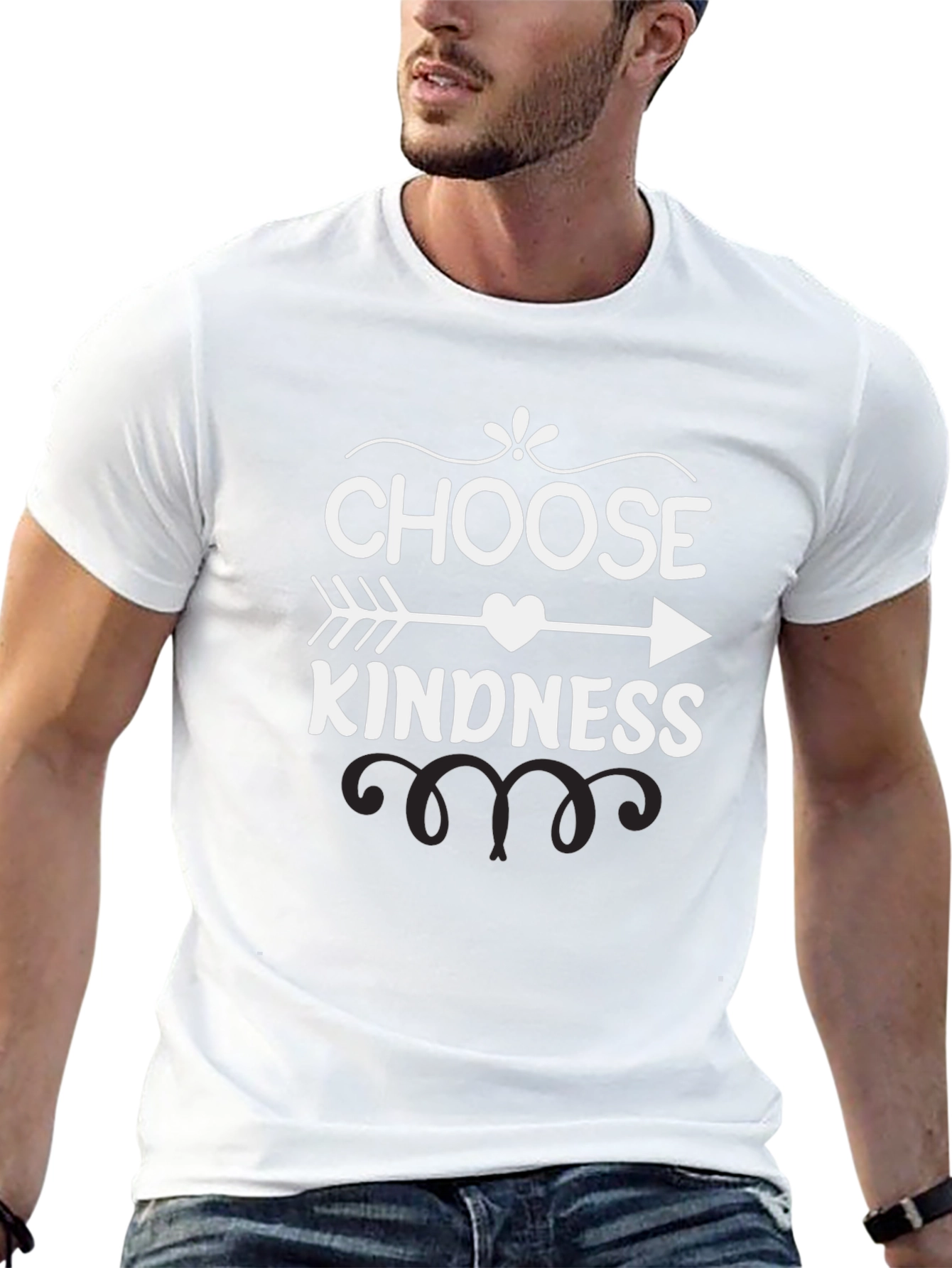 Choose Kindness T-Shirt - Arrow Heart Design