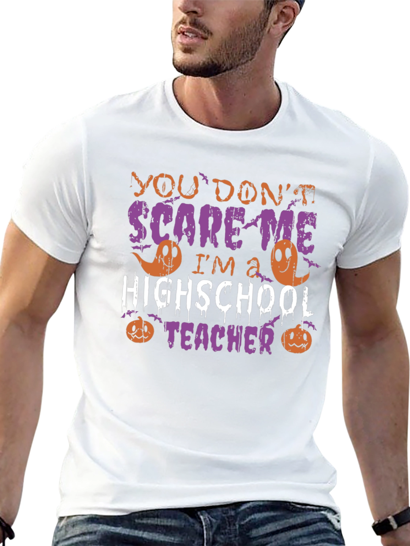 Funny Halloween High School Teacher T-Shirt