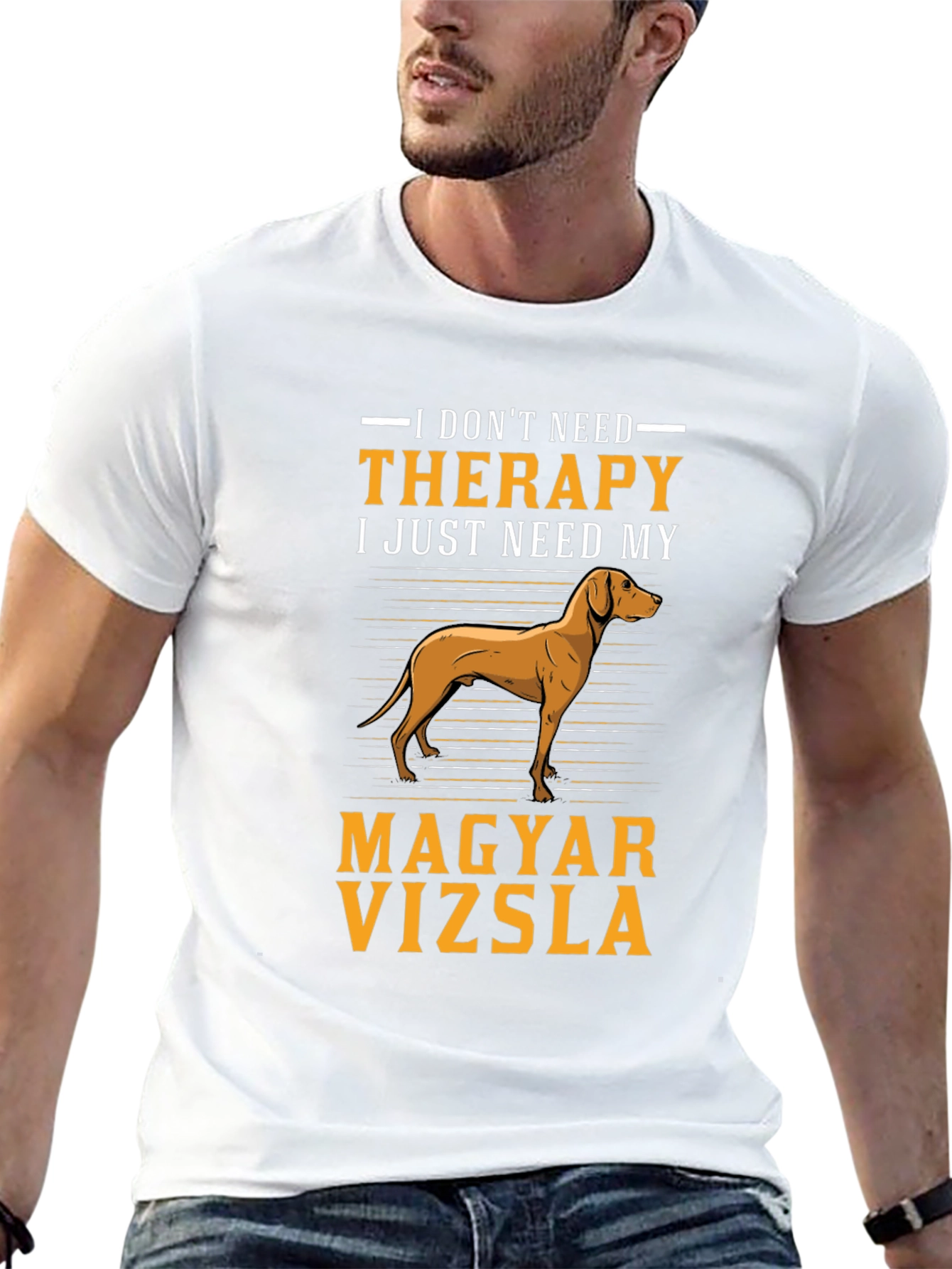Magyar Vizsla Dog T-Shirt - Therapy Humor Tee