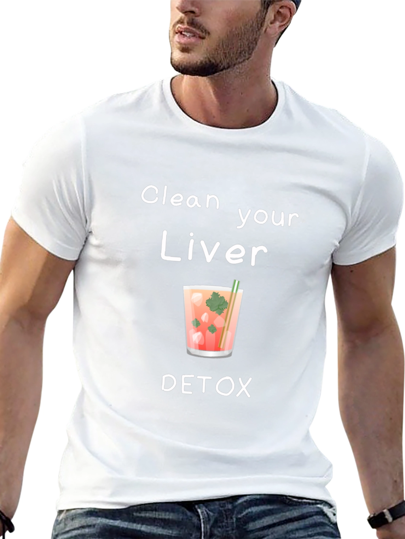 Clean Your Liver Detox T-Shirt - Healthy Living Tee