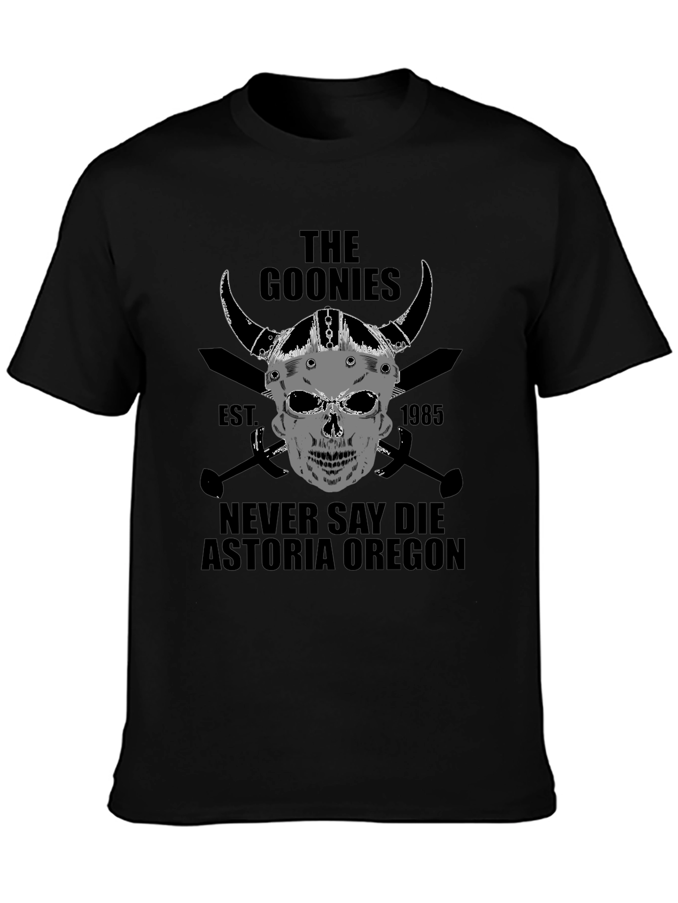 The Goonies Astoria Oregon Black T-Shirt