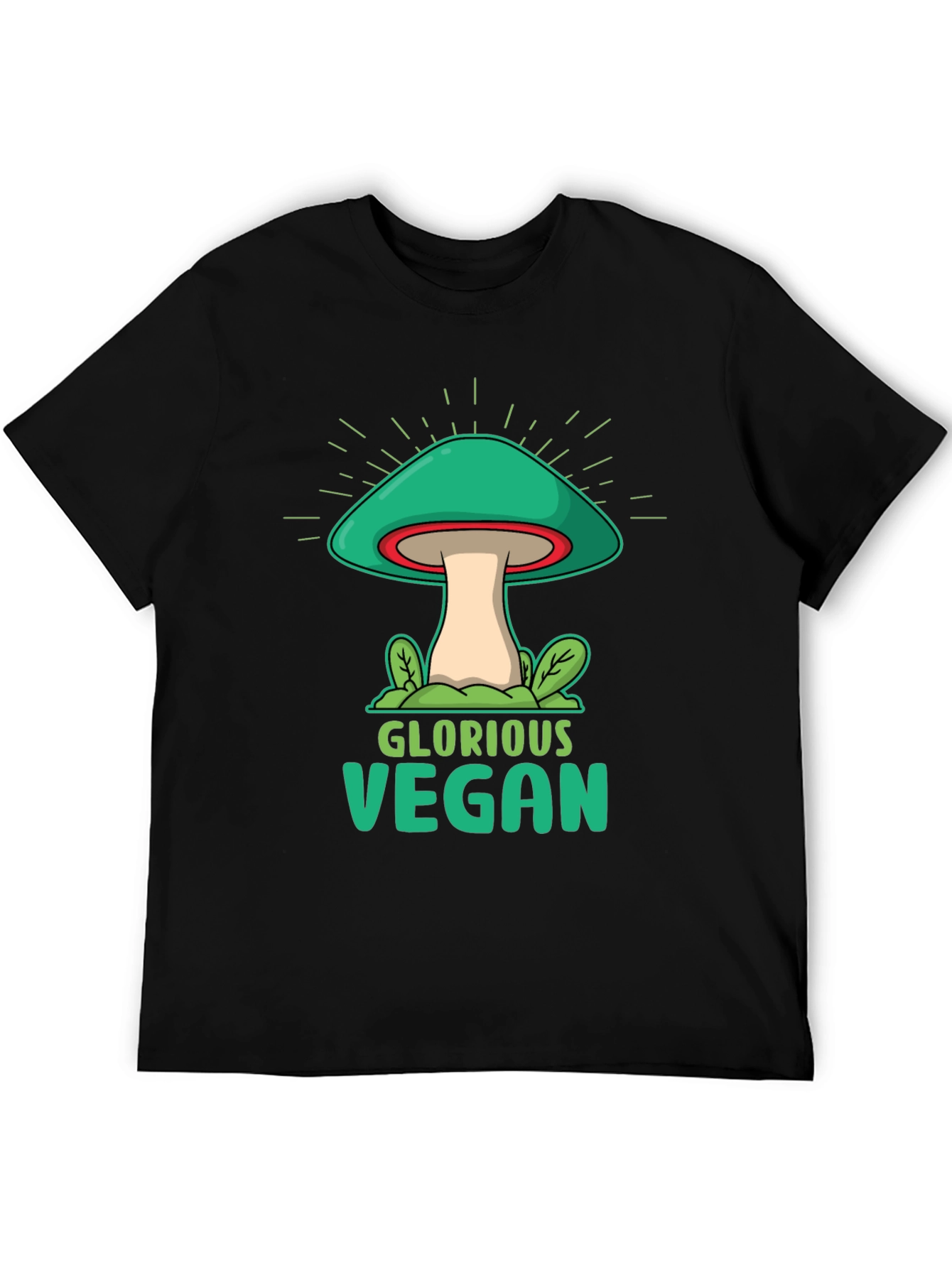 Glorious Vegan Mushroom Graphic Tee
