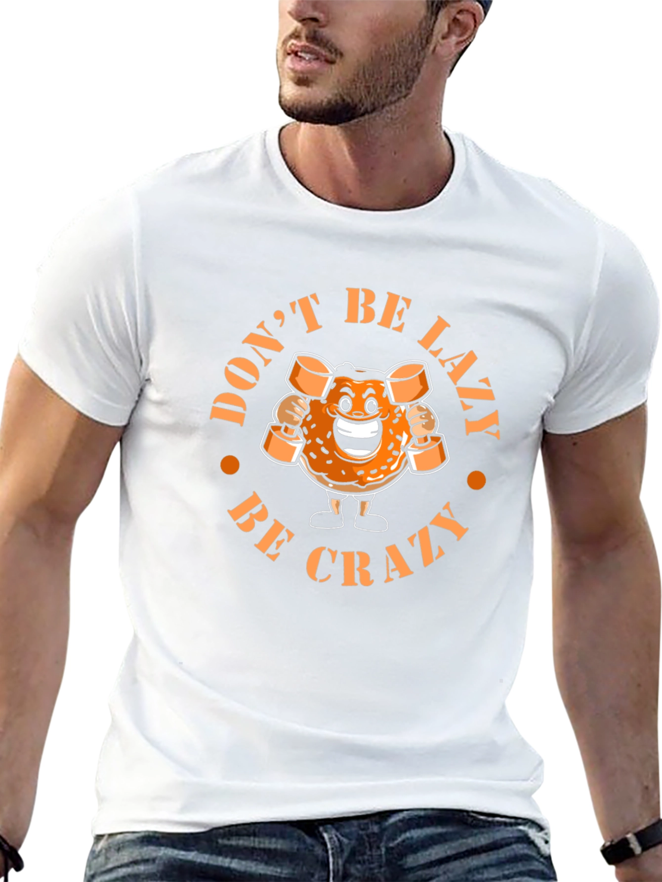 Donut Be Lazy Be Crazy Graphic T-Shirt