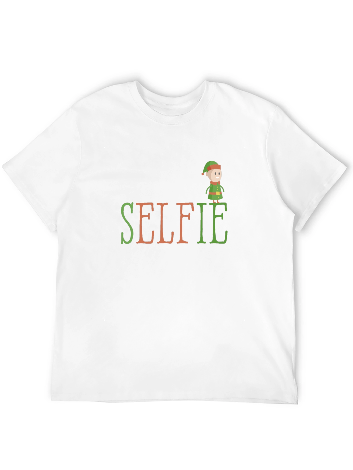 Selfie Elfie Holiday T-Shirt - Festive Christmas Apparel