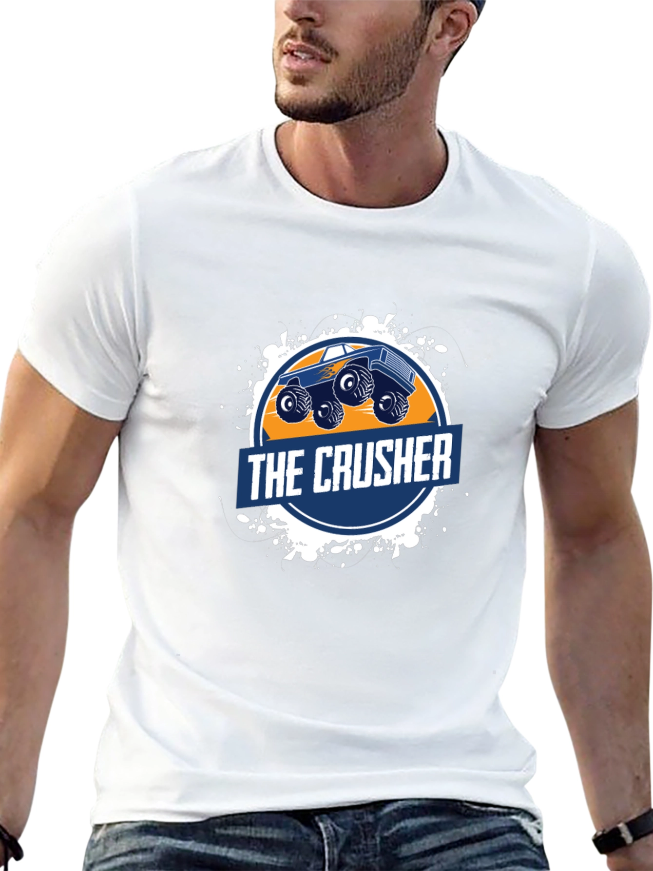 The Crusher T-Shirt - Monster Truck Design