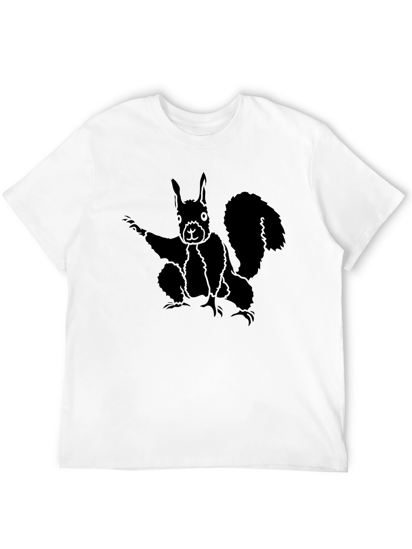 Squirrel Graphic Tee - Mens Black T-Shirt