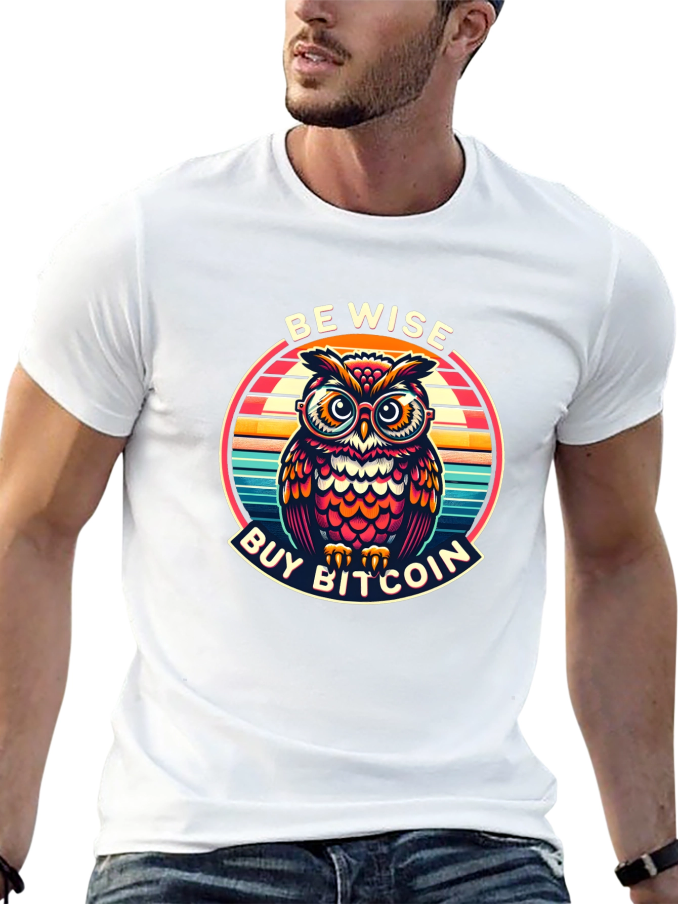 Be Wise Buy Bitcoin Owl T-Shirt