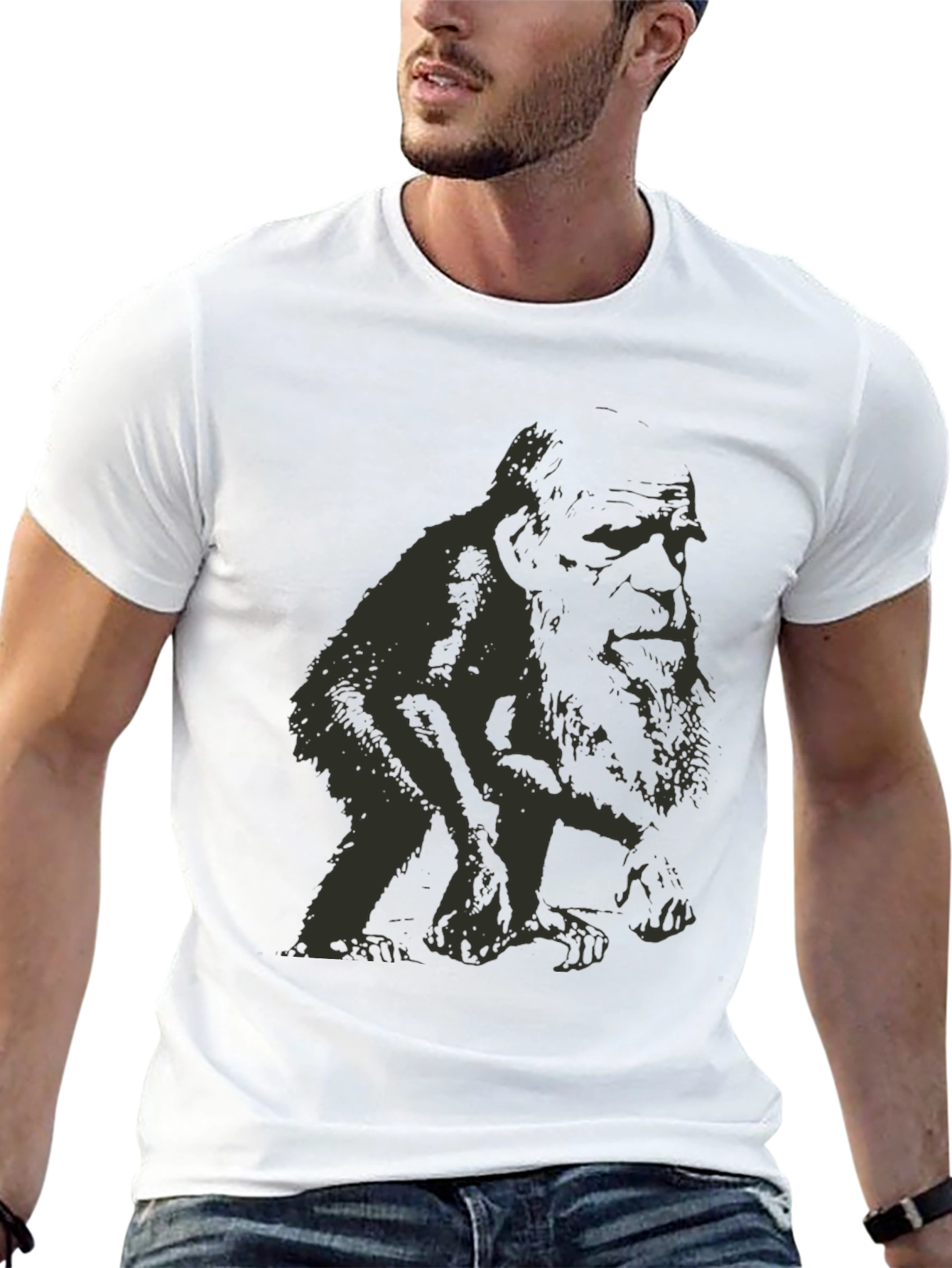 Bigfoot Graphic Tee - Black Mens T-Shirt