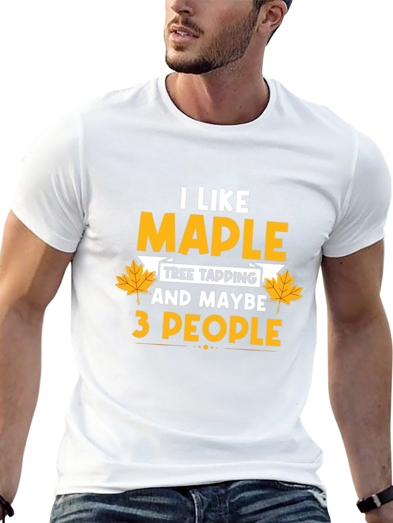 I Like Maple Tree Tapping Funny Graphic T-Shirt