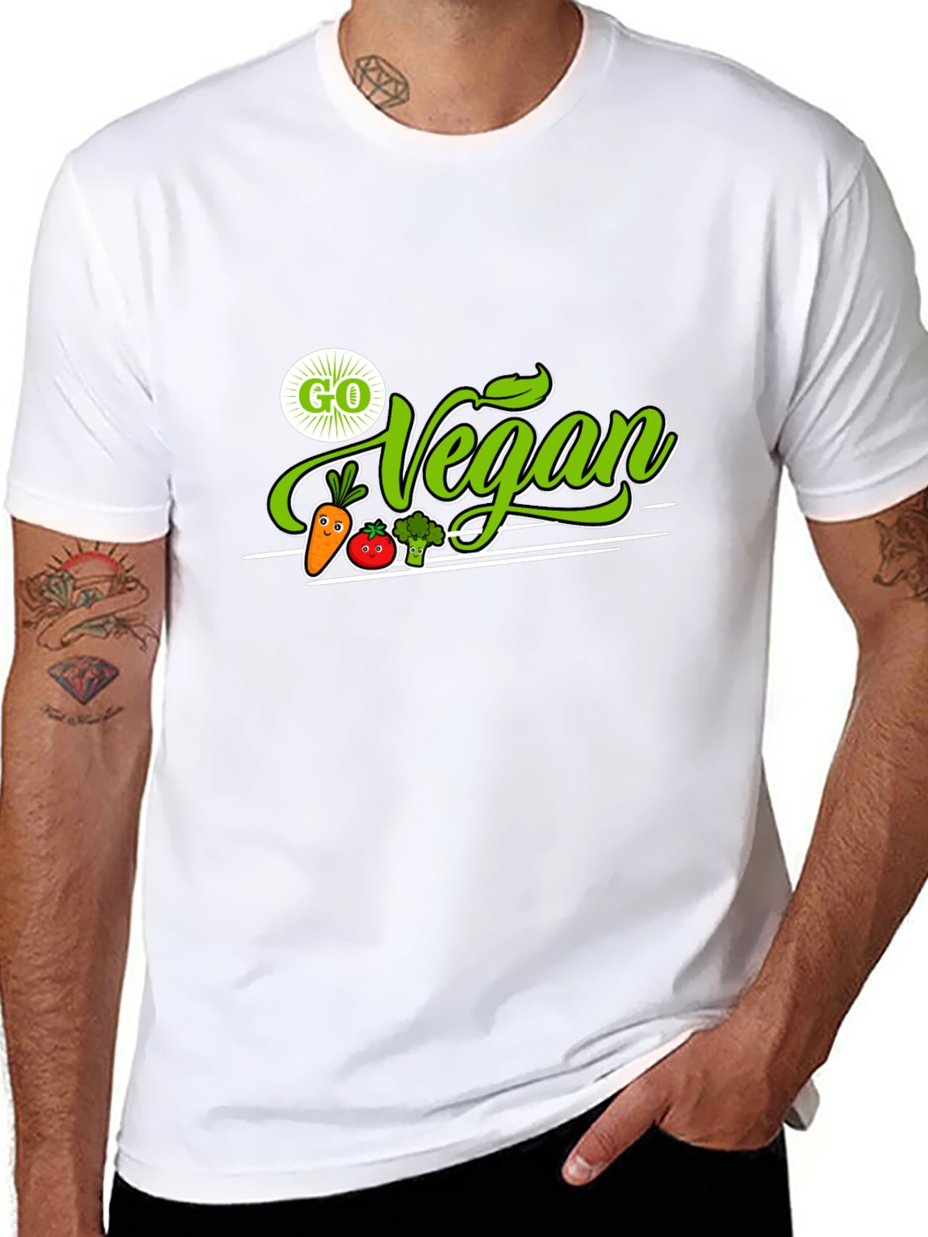 Go Vegan T-Shirt - Plant-Based Lifestyle Tee