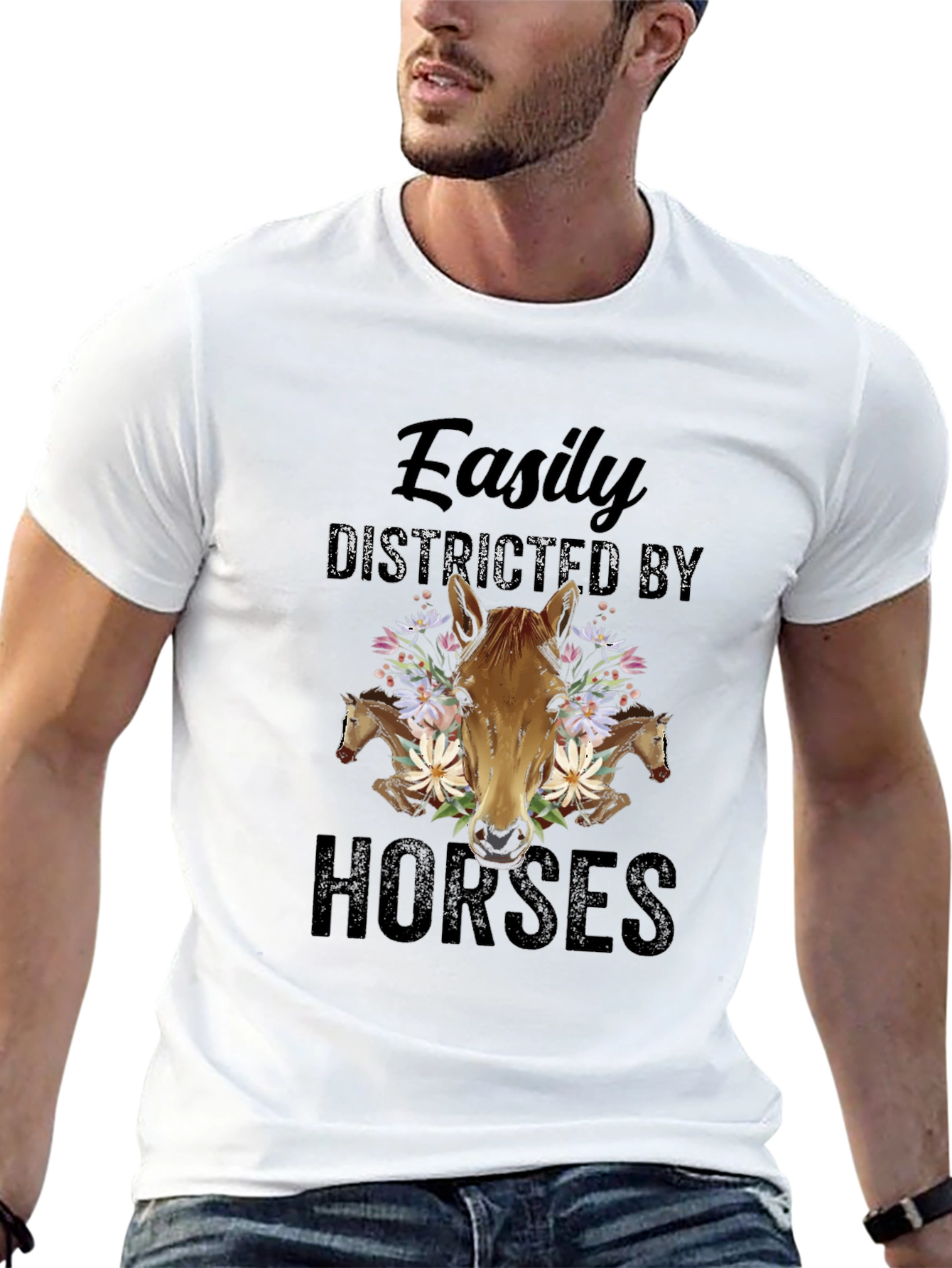 Easily Distracted By Horses T-Shirt