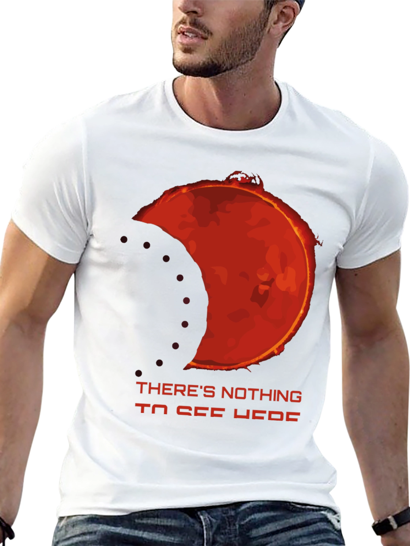 Eclipse Nothing To See Here Graphic Tee