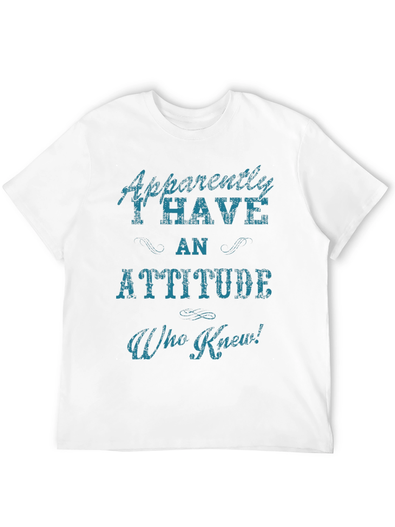 Attitude Graphic T-Shirt - Black Humorous Tee